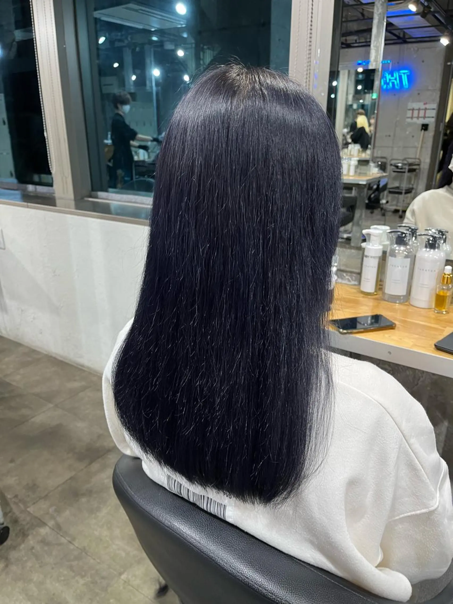 ロング ヘアカラー トリートメント ヘッドスパ ヘアセット I S所属・🪞透明感カラー🫧 縮毛矯正🥇かずきのヘアスタイル