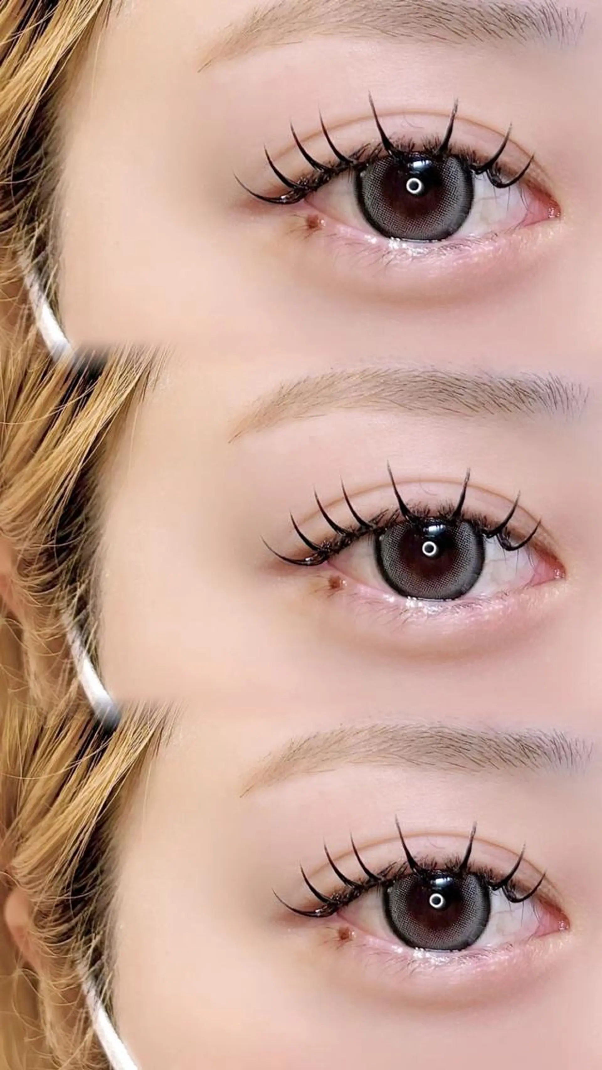 マツエク・マツパ 束感まつ毛 フラットラッシュ 韓国風マツエク ワンホンマツエク 【Elun新宿】 Aimiのマツエク・マツパデザイン