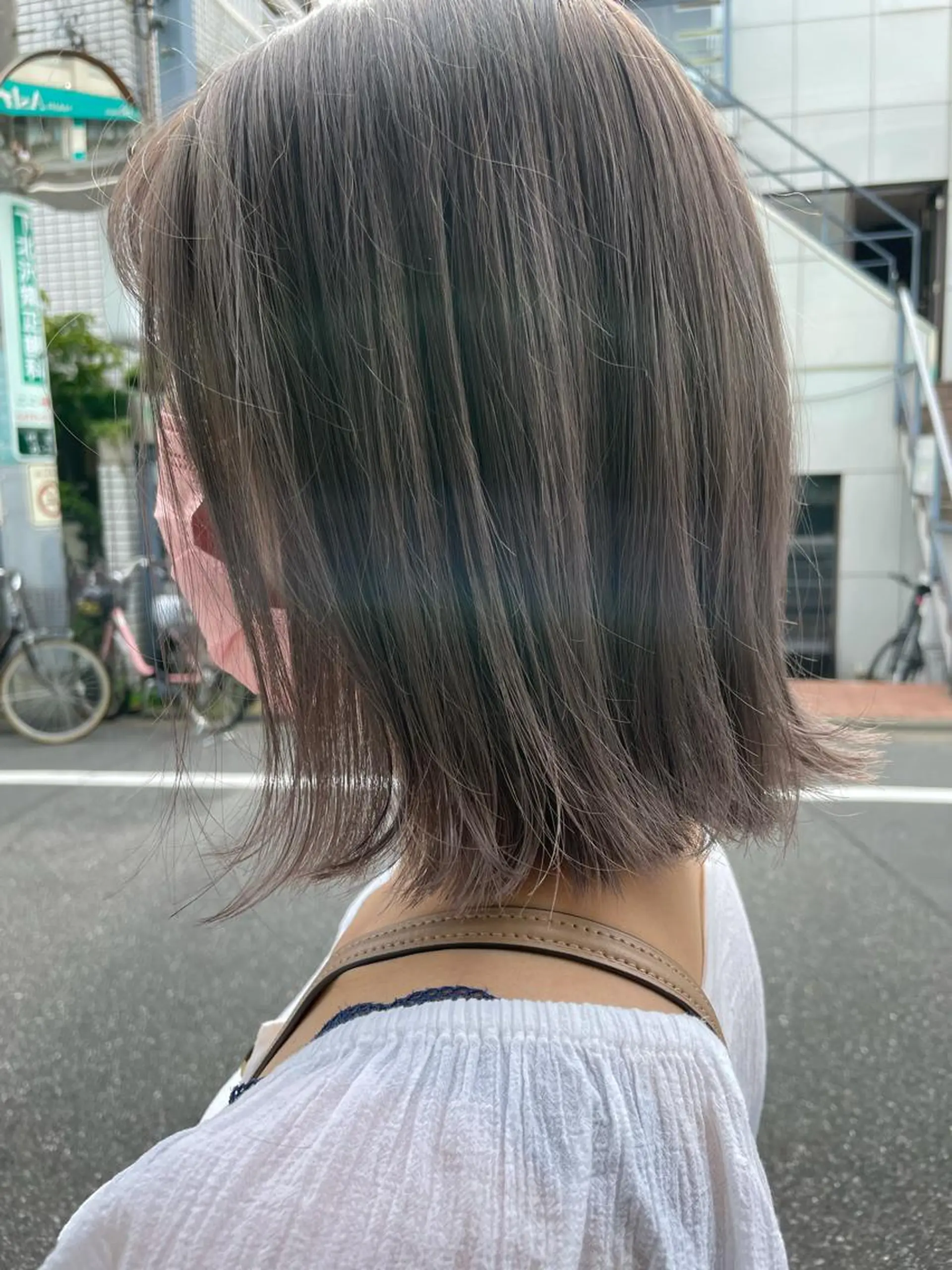 ミディアム カラー ヘアカラー 福島成美/髪質改善 縮毛矯正/カラーのヘアスタイル