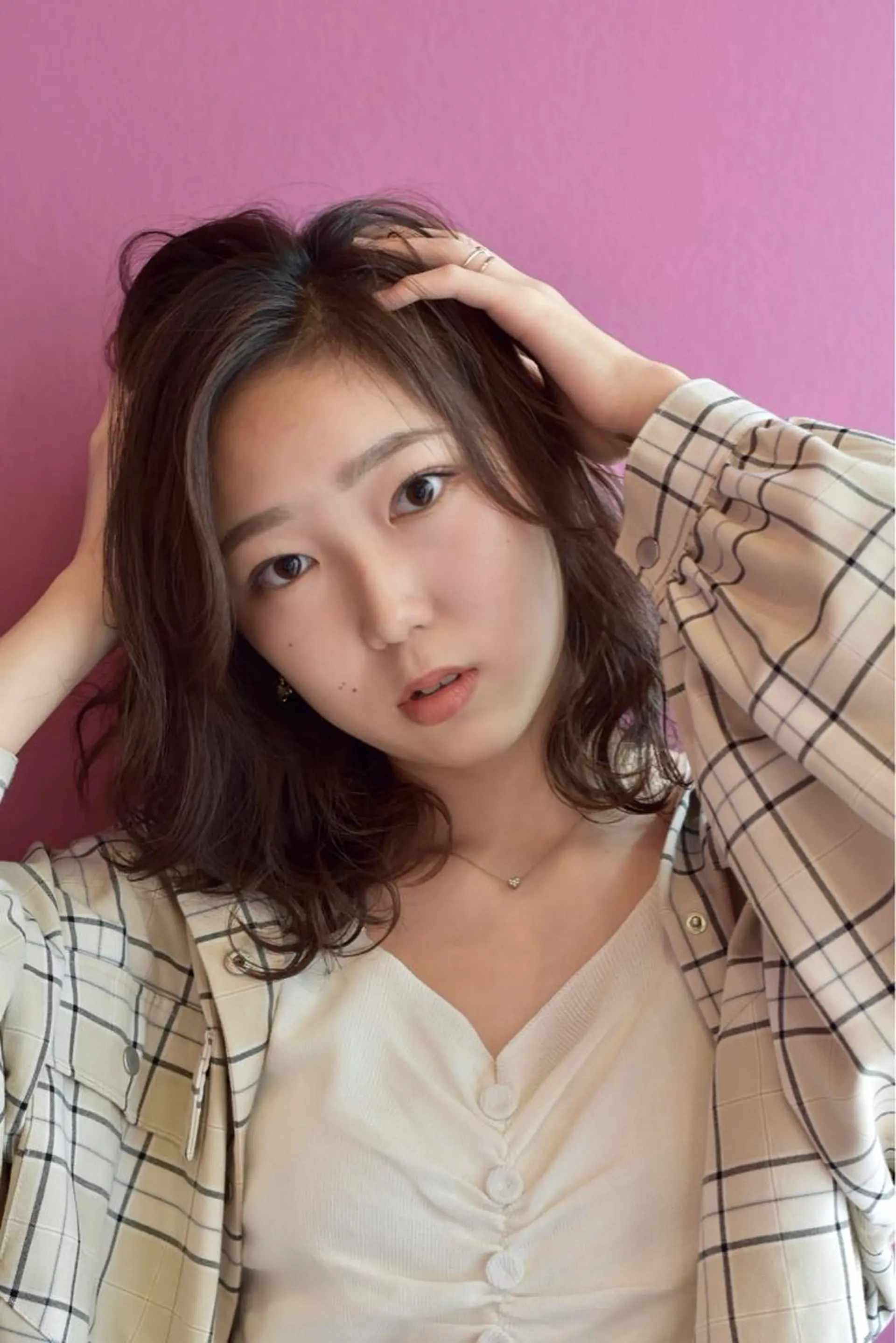 ミディアム カラー カット ヘアカラー トリートメント ✨髪質改善縮毛矯正✨ 宇田川修平のエステ・リラクイメージ