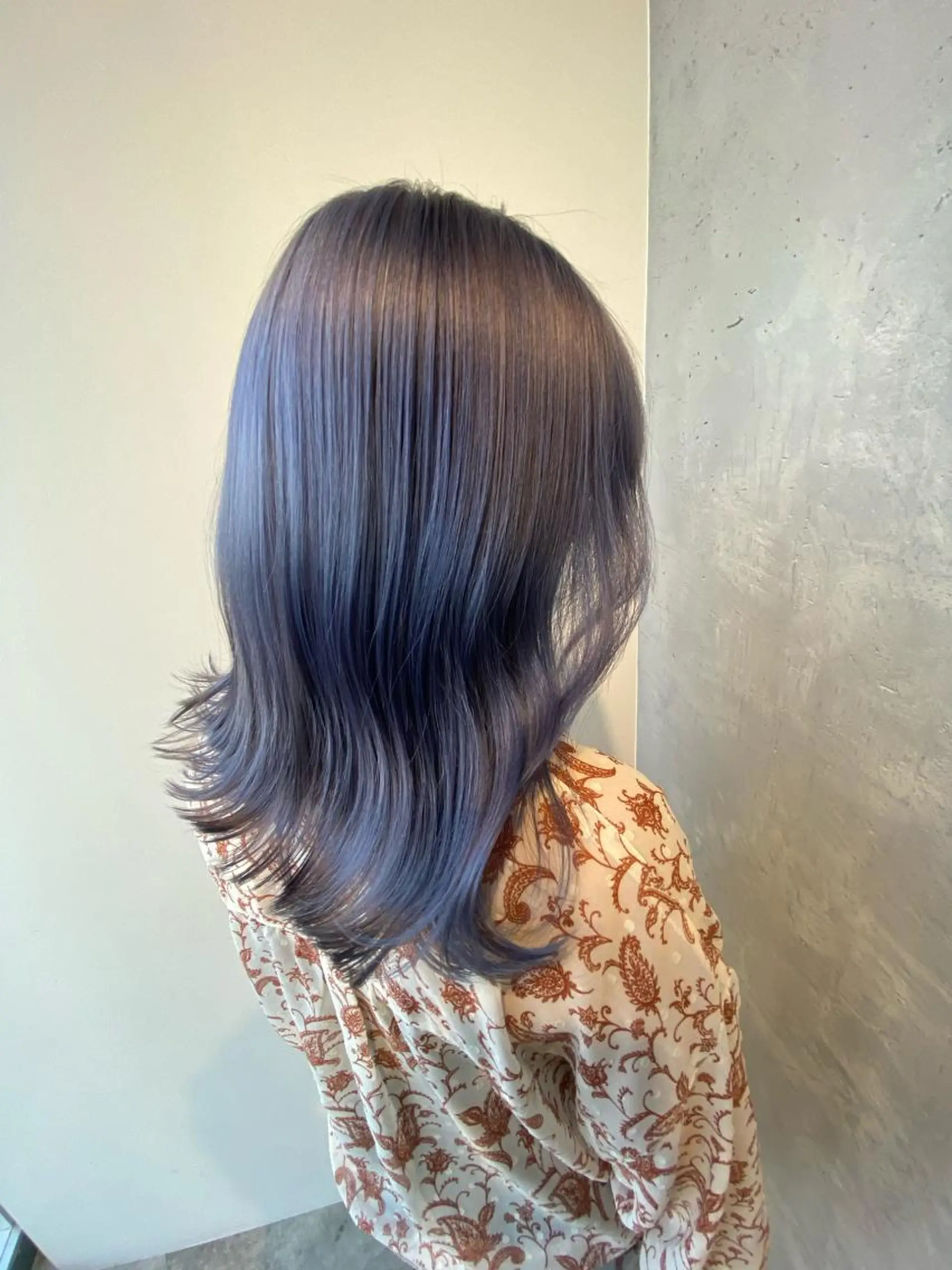 セミロング カラー 【艶髪×韓国風】 毛流れ職人 RYOのヘアスタイル