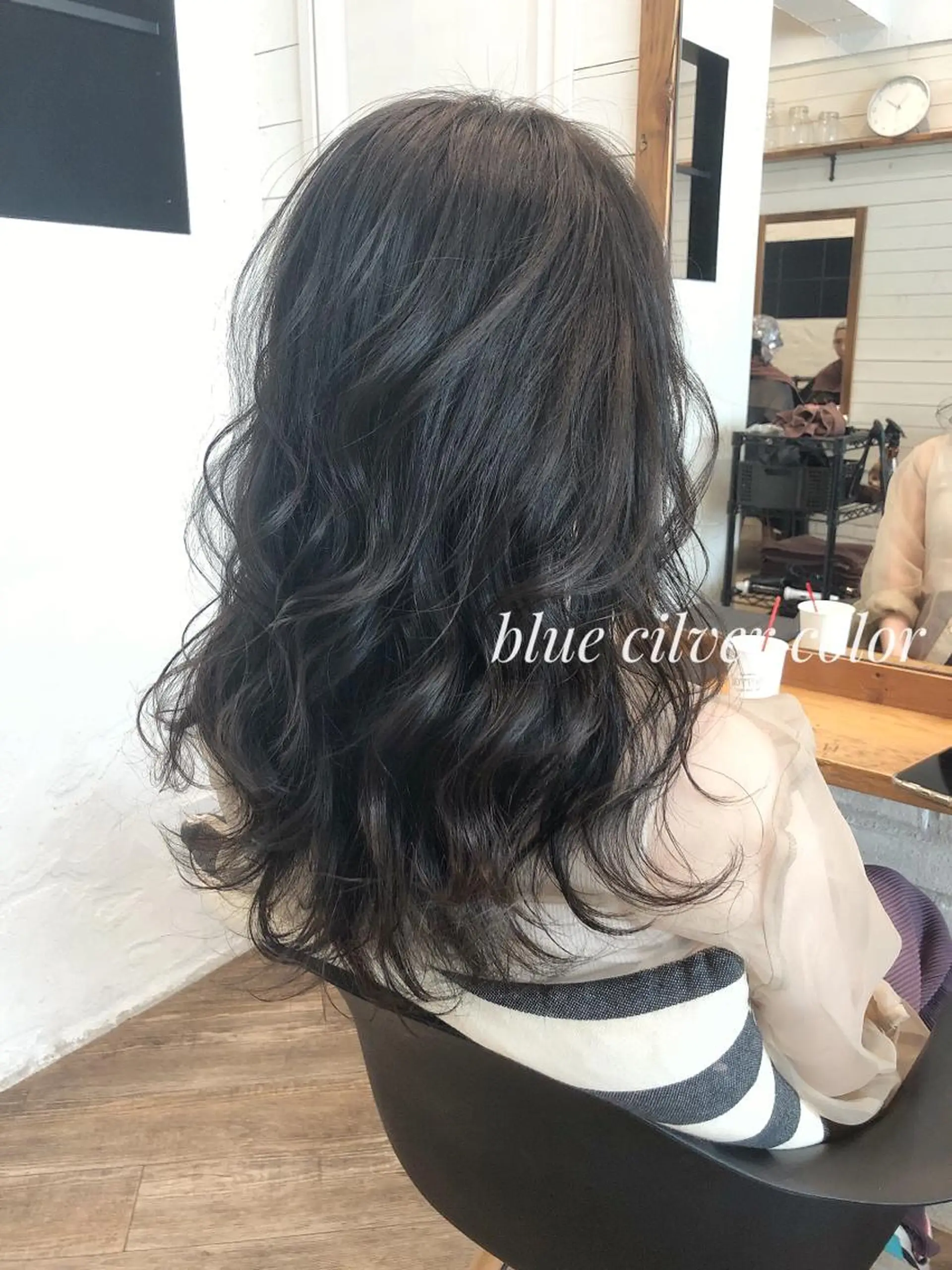 ロング ヘアカラー トリートメント ヘアセット ✨透明感ケアカラー✨ 長野ゆきなのヘアスタイル