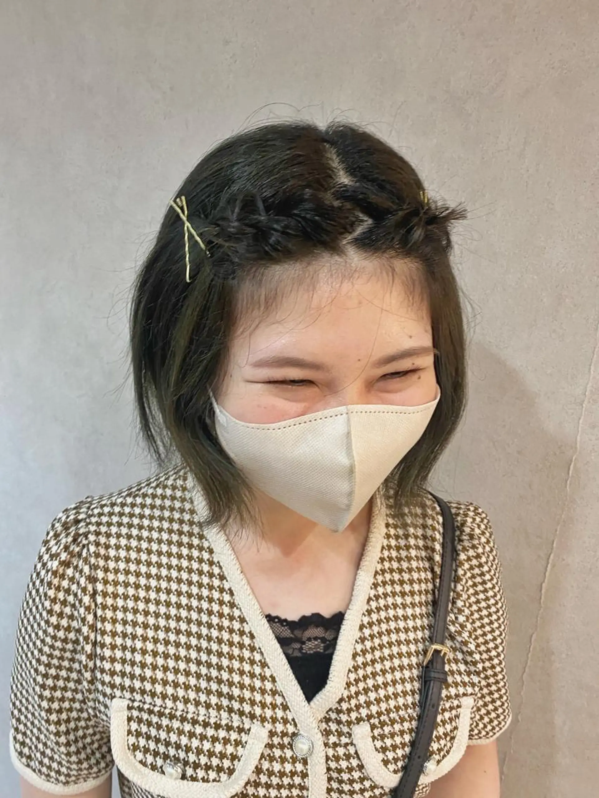 ミディアム カラー ヘアアレンジ 透明感カラー/京橋/ reikoのヘアスタイル