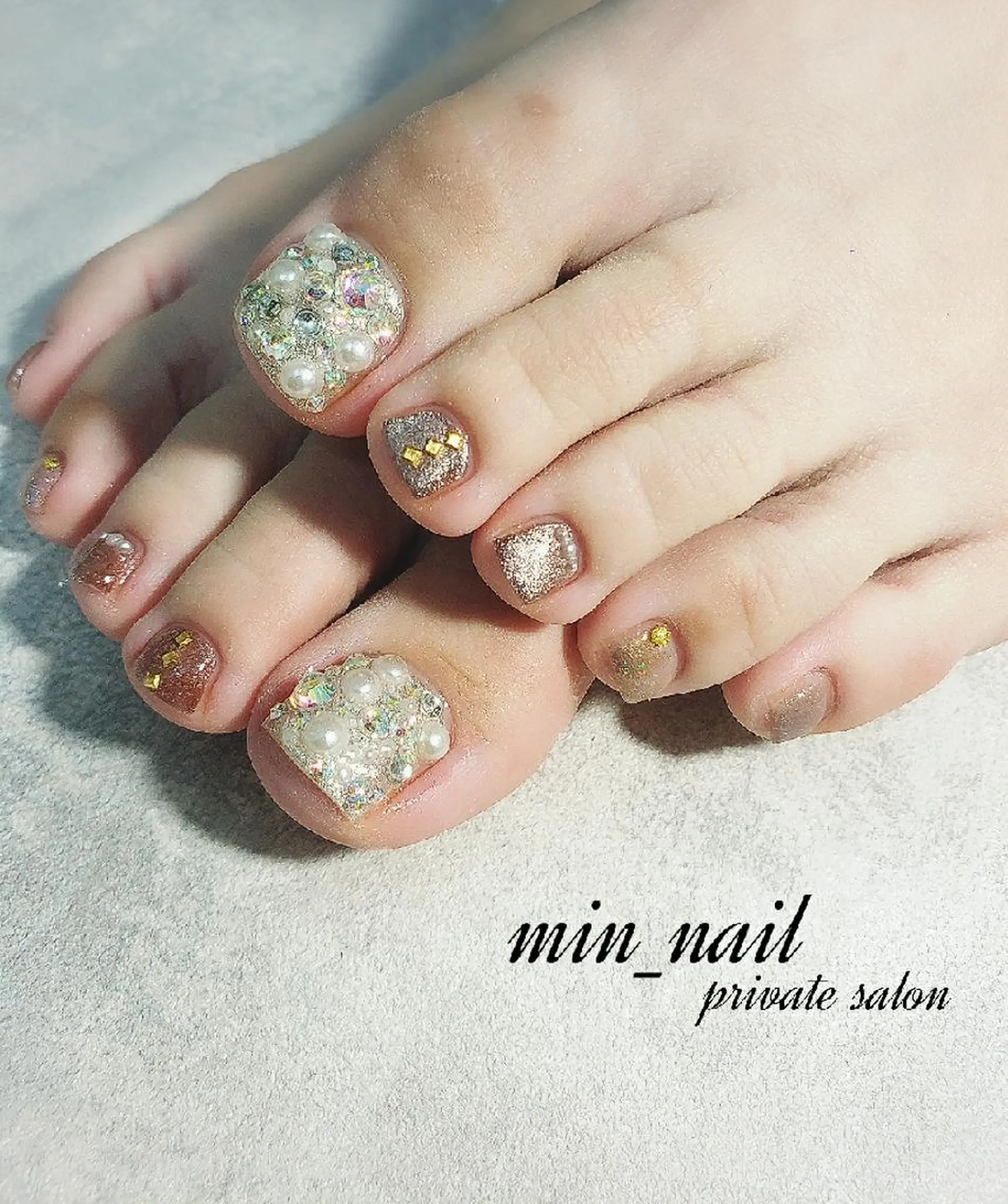 ネイル フットネイル プライベートサロン lienのネイルデザイン