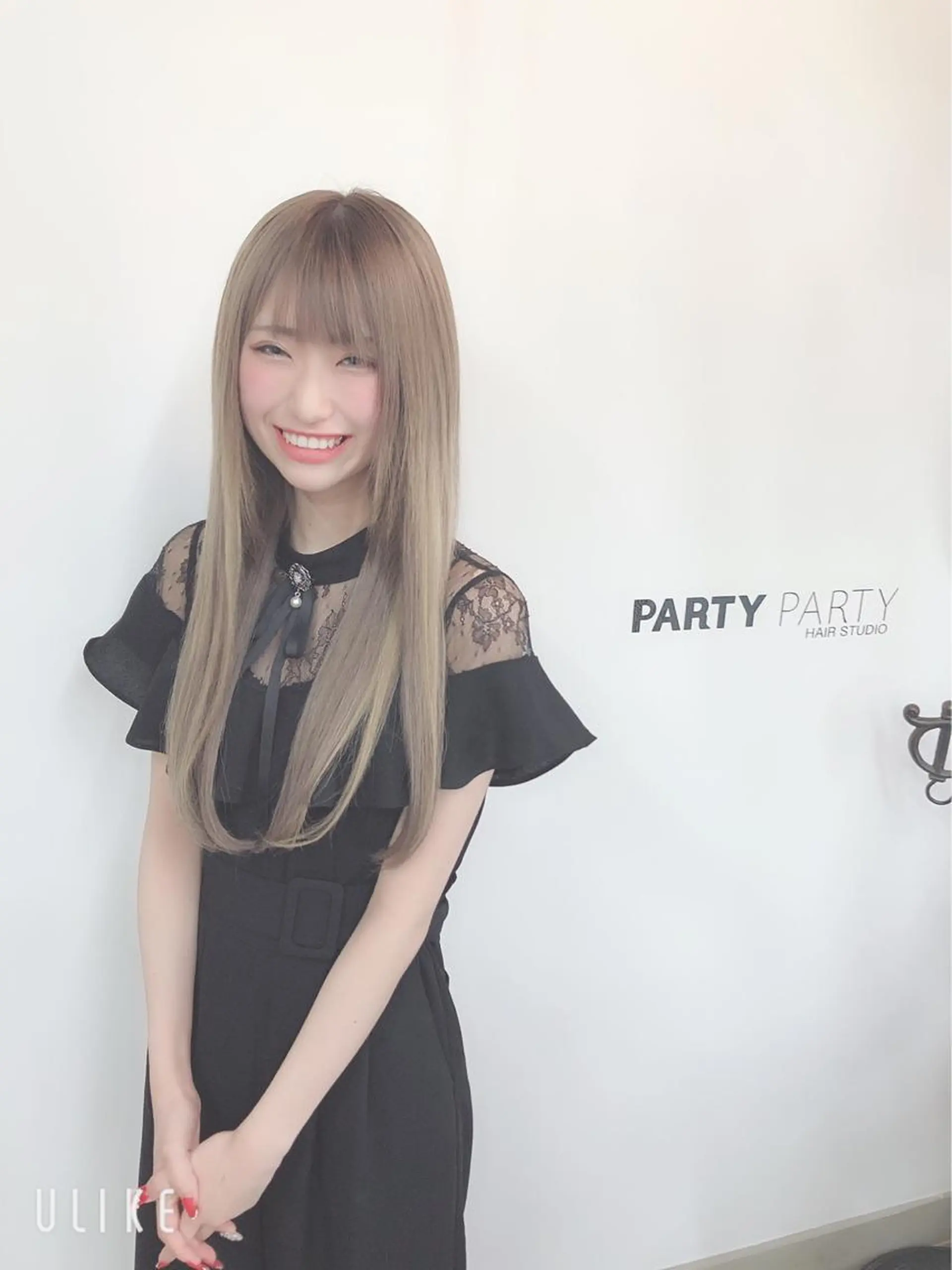 ロング カット ヘアカラー トリートメント プルエクステ/潤艶 最強矯正/西野入のヘアスタイル