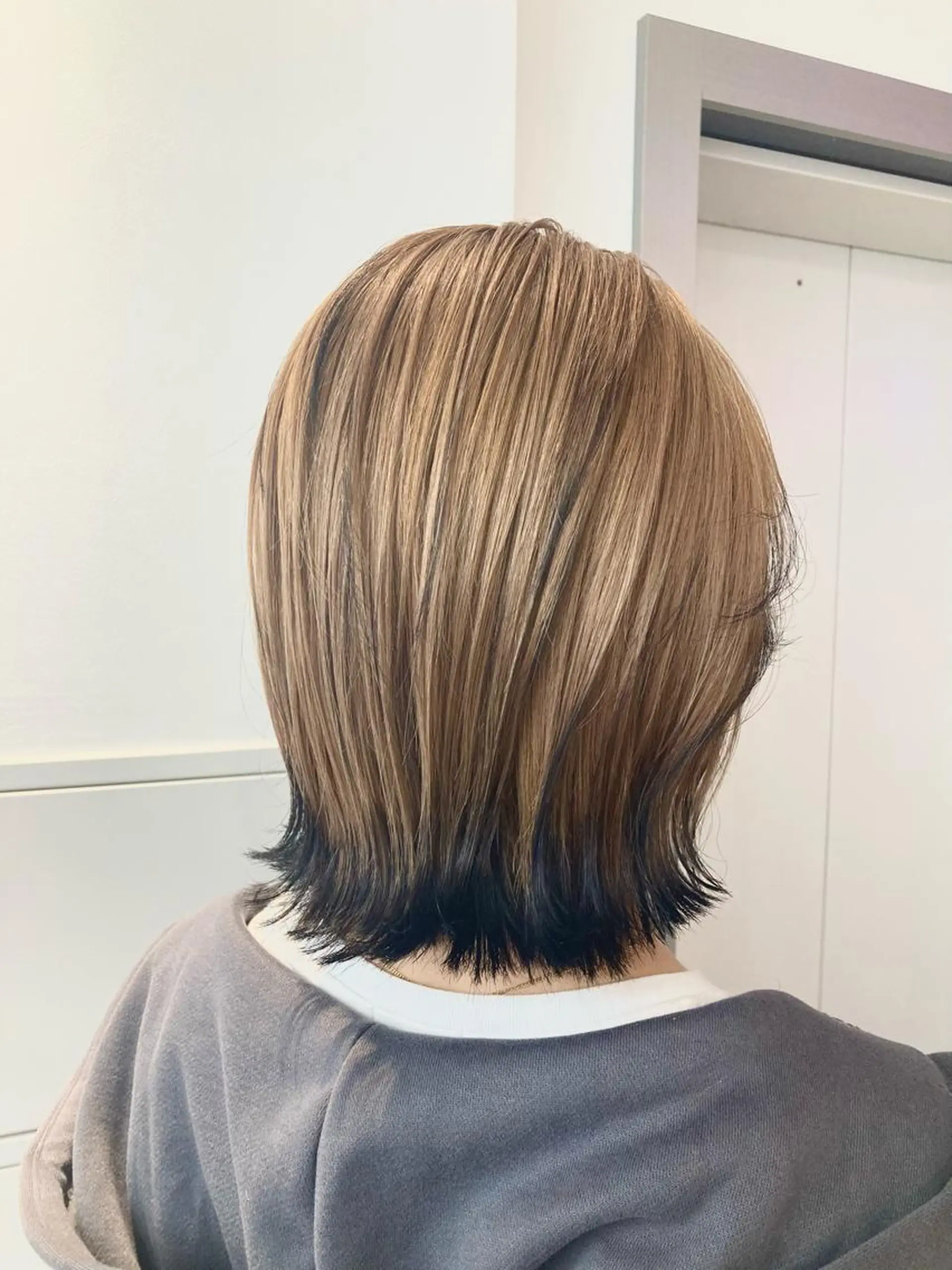 ミディアム MiRI💜地毛級 エクステ✖似合わせ技のヘアスタイル