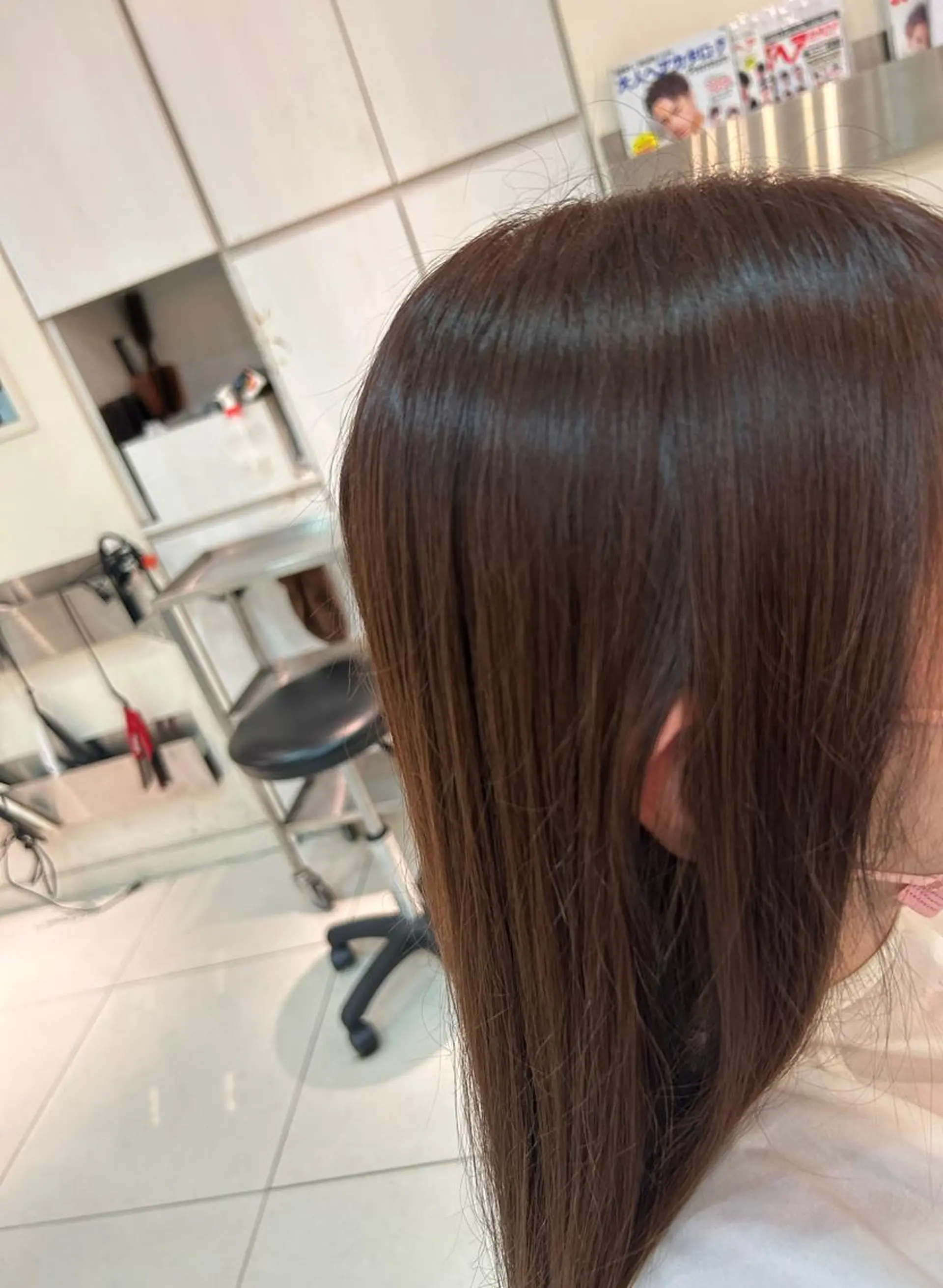 ロング カラー ブラウンカラー RayField かおるのヘアスタイル