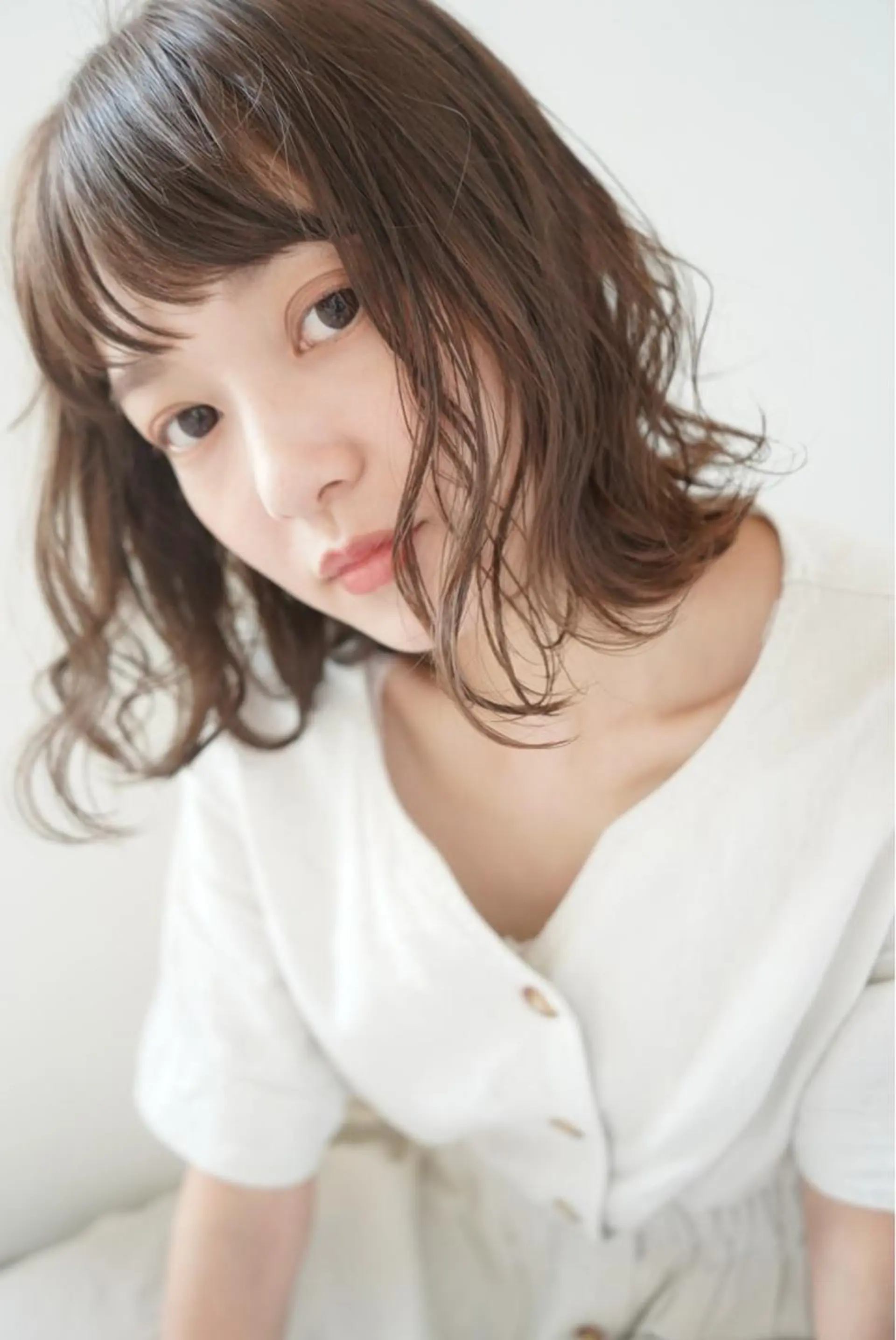 ミディアム ダメージレス◎東区/ 艶カラー💫/斉藤拓のヘアスタイル