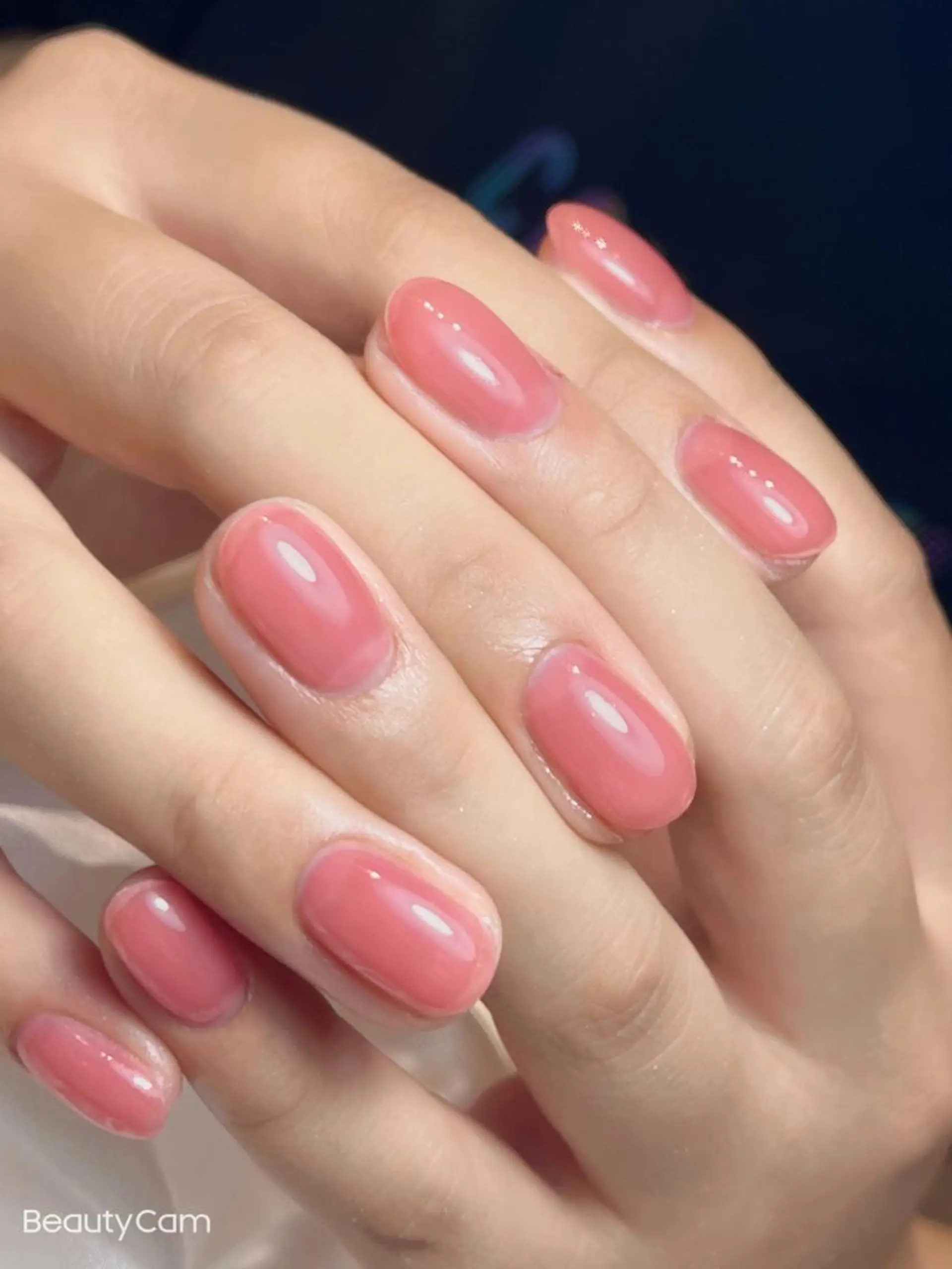 ネイル ワンカラーネイル bijou nails所属・bijou nails　蓮のネイルデザイン