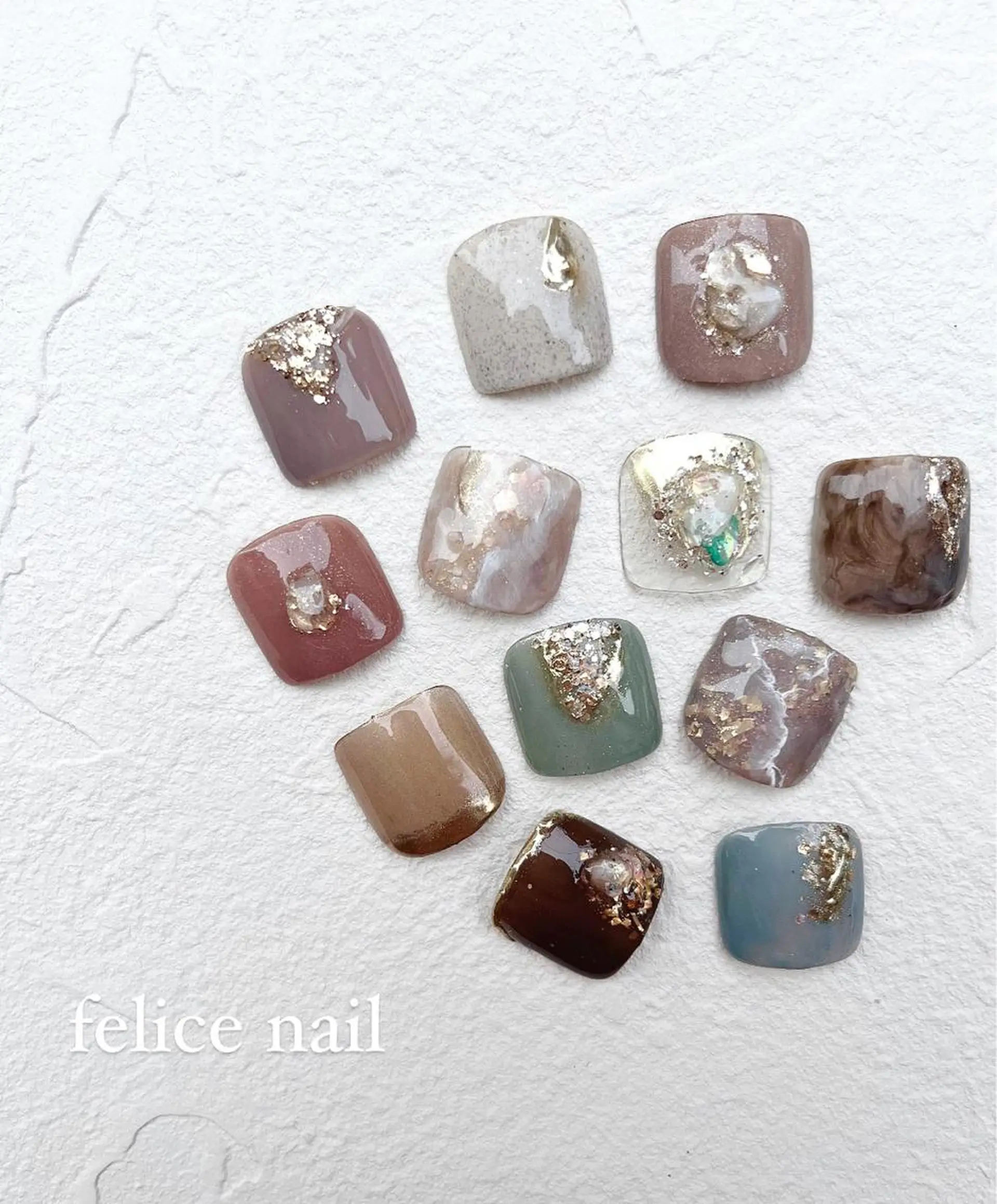 ネイル フットネイル felice nailのネイルデザイン