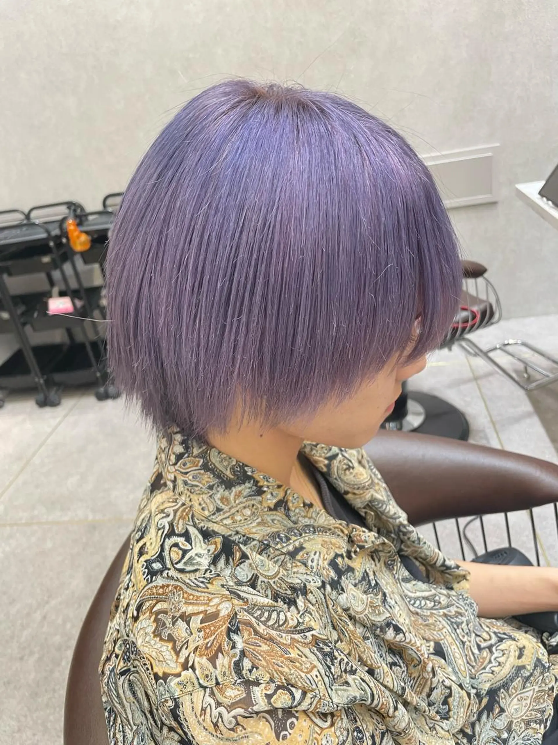 メンズ karin ボブハイトーンのヘアスタイル