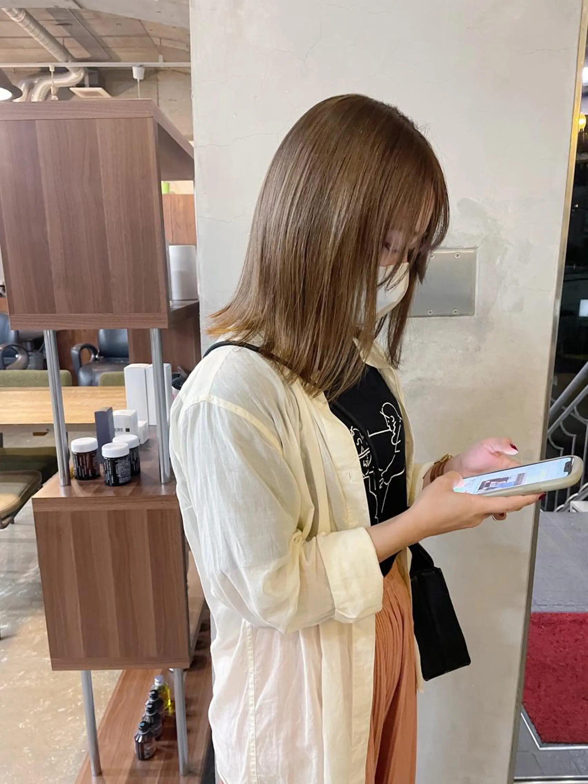 ミディアム カラー ヘアカラー ralme/sol 髙橋一哉のヘアスタイル