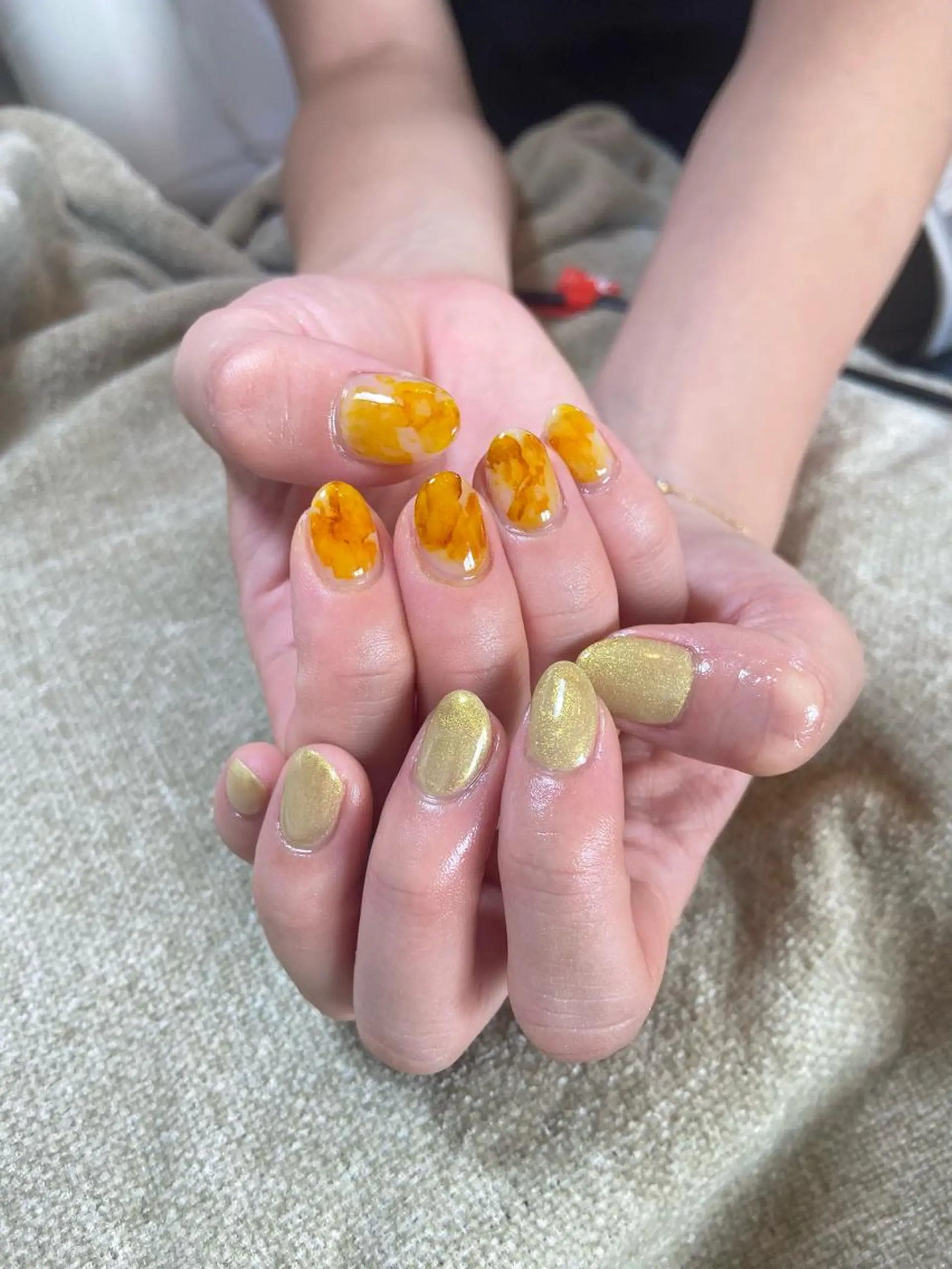 ネイル 持ち込み ハンドネイル 樫原 なおこのネイルデザイン