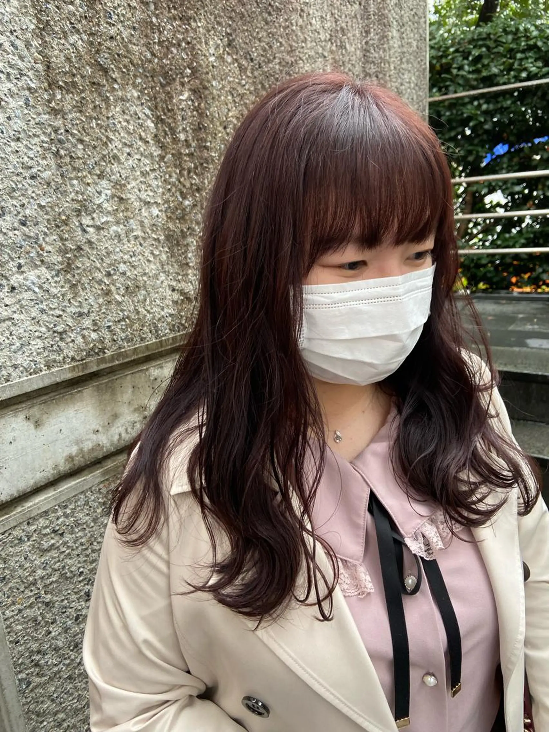 セミロング カラー ヘアアレンジ ヘアカラー ちこ .のヘアスタイル