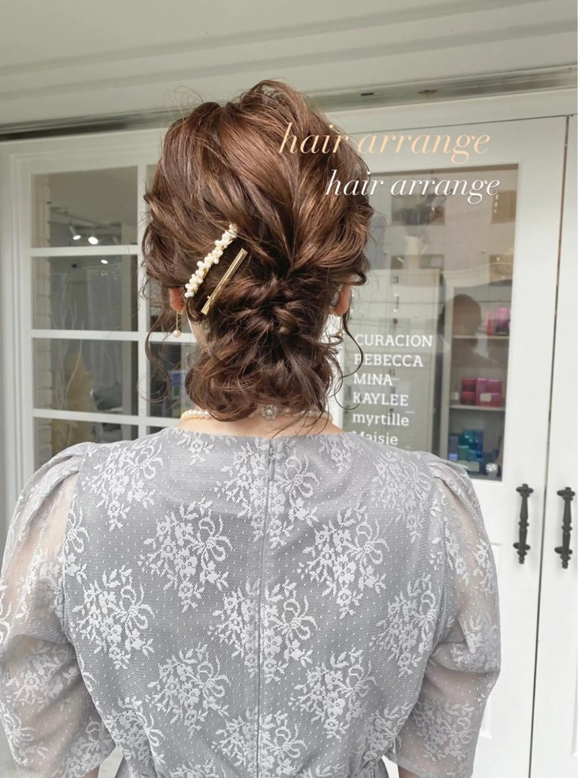 セミロング ヘアセット 似合わせ大得意美容師 .Haruka.のヘアスタイル