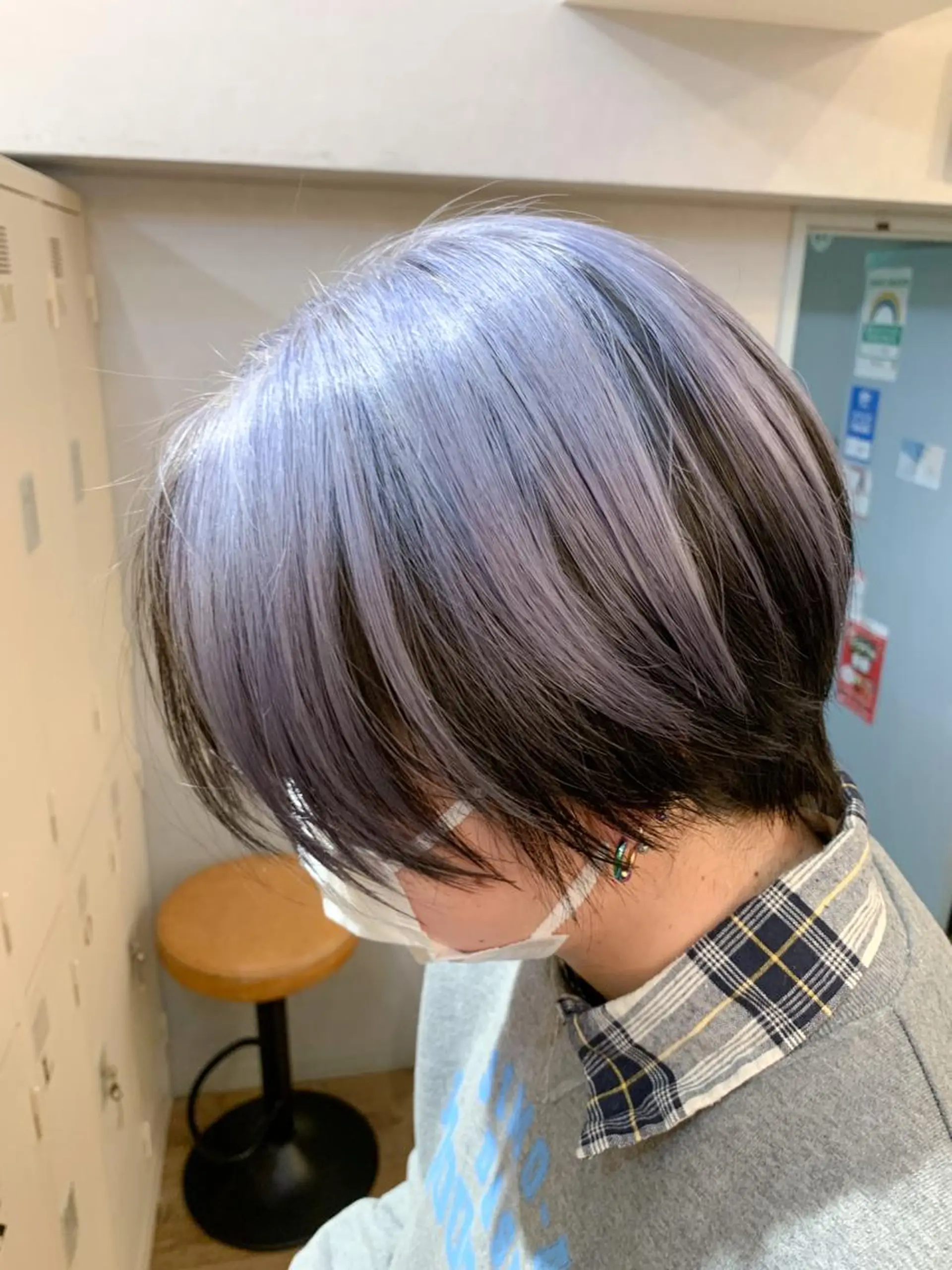 ショート カラー ラベンダーカラー シルバー カット ヘアカラー 🌈 DAIKI 🌈のヘアスタイル