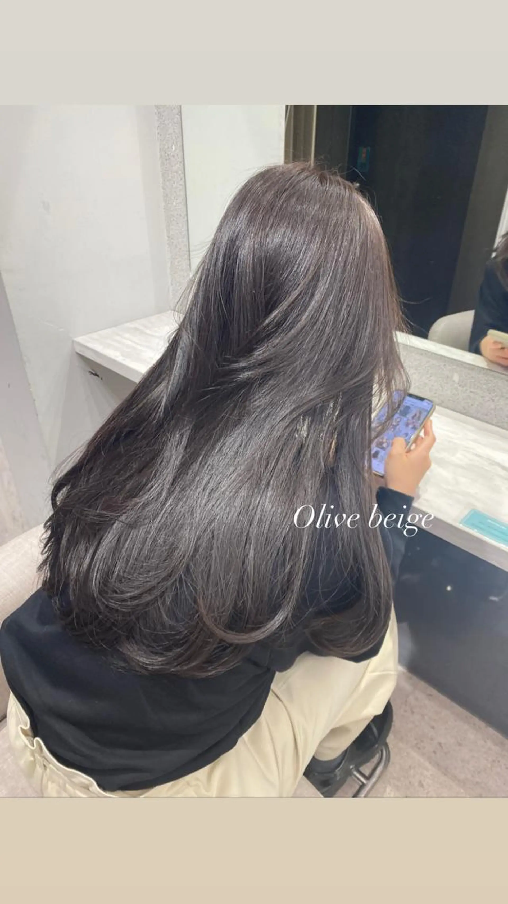 ロング レイヤーカット/ 髪質改善/羽柴りくのヘアスタイル