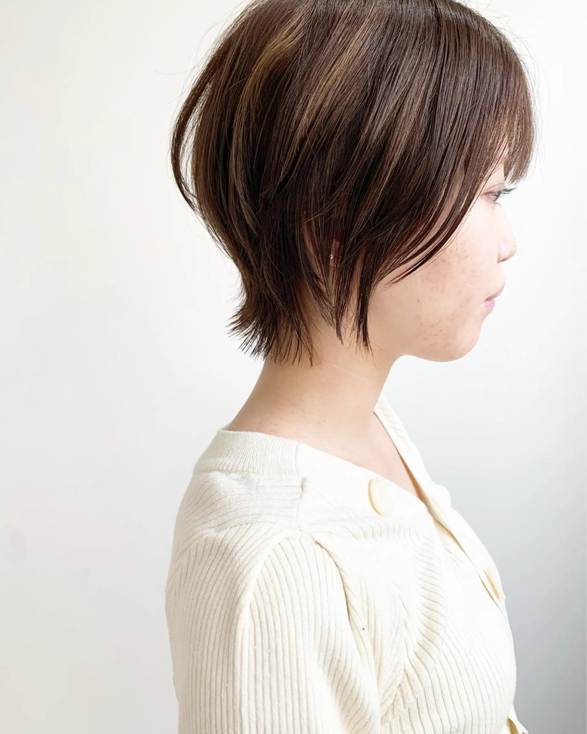 ショート ショートヘア ウルフカット ショート&ボブ井上 菜樹のヘアスタイル