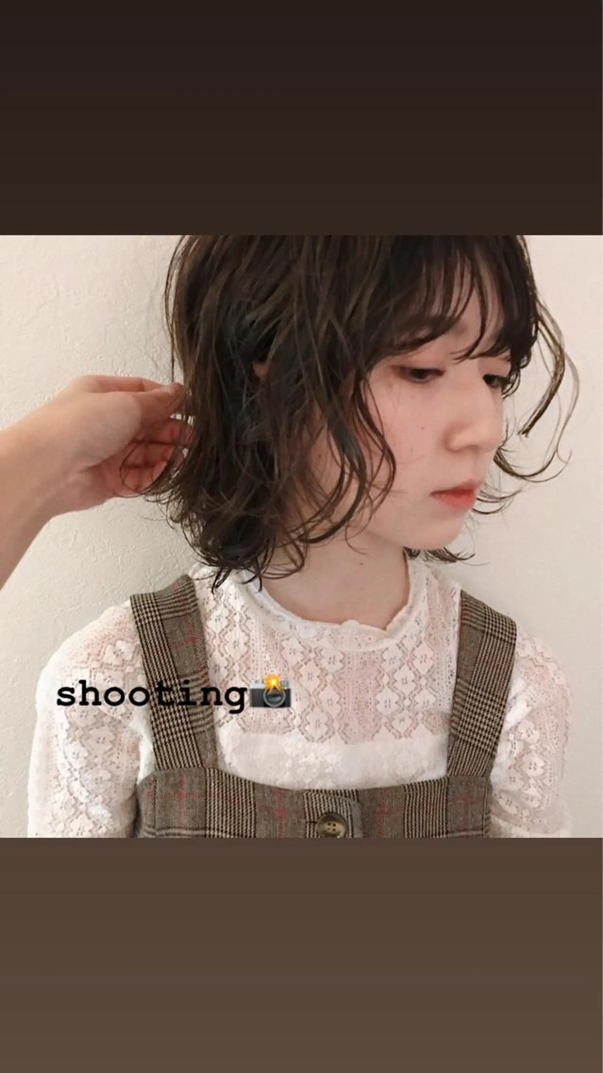 ミディアム カラー 市川 千夏のヘアスタイル