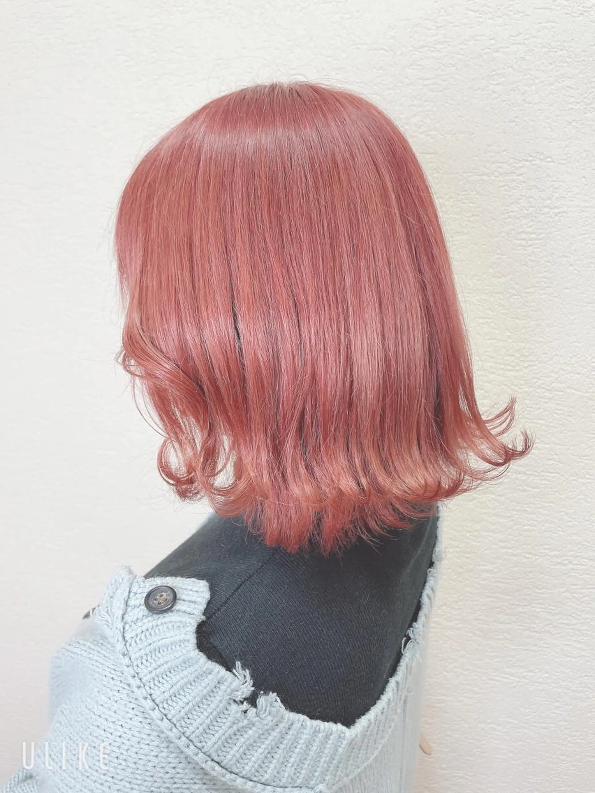 セミロング カラー ベージュカラー ピンクカラー ピンクベージュ レッドカラー カット ヘアカラー トリートメント ❣️モードケイズ塚口 和田一将のヘアスタイル