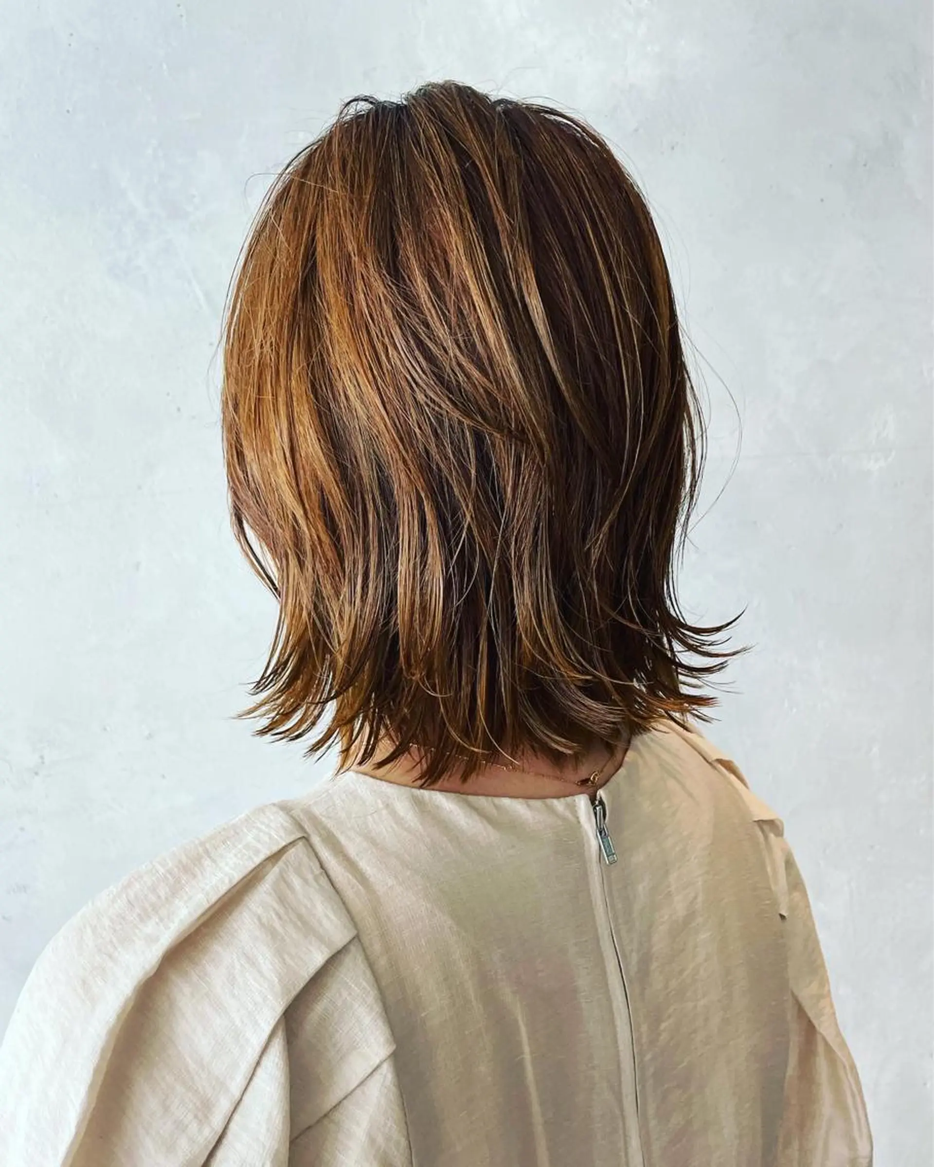 ミディアム 骨格補正カット✂︎ 🌟菅野陽介🌟のヘアスタイル