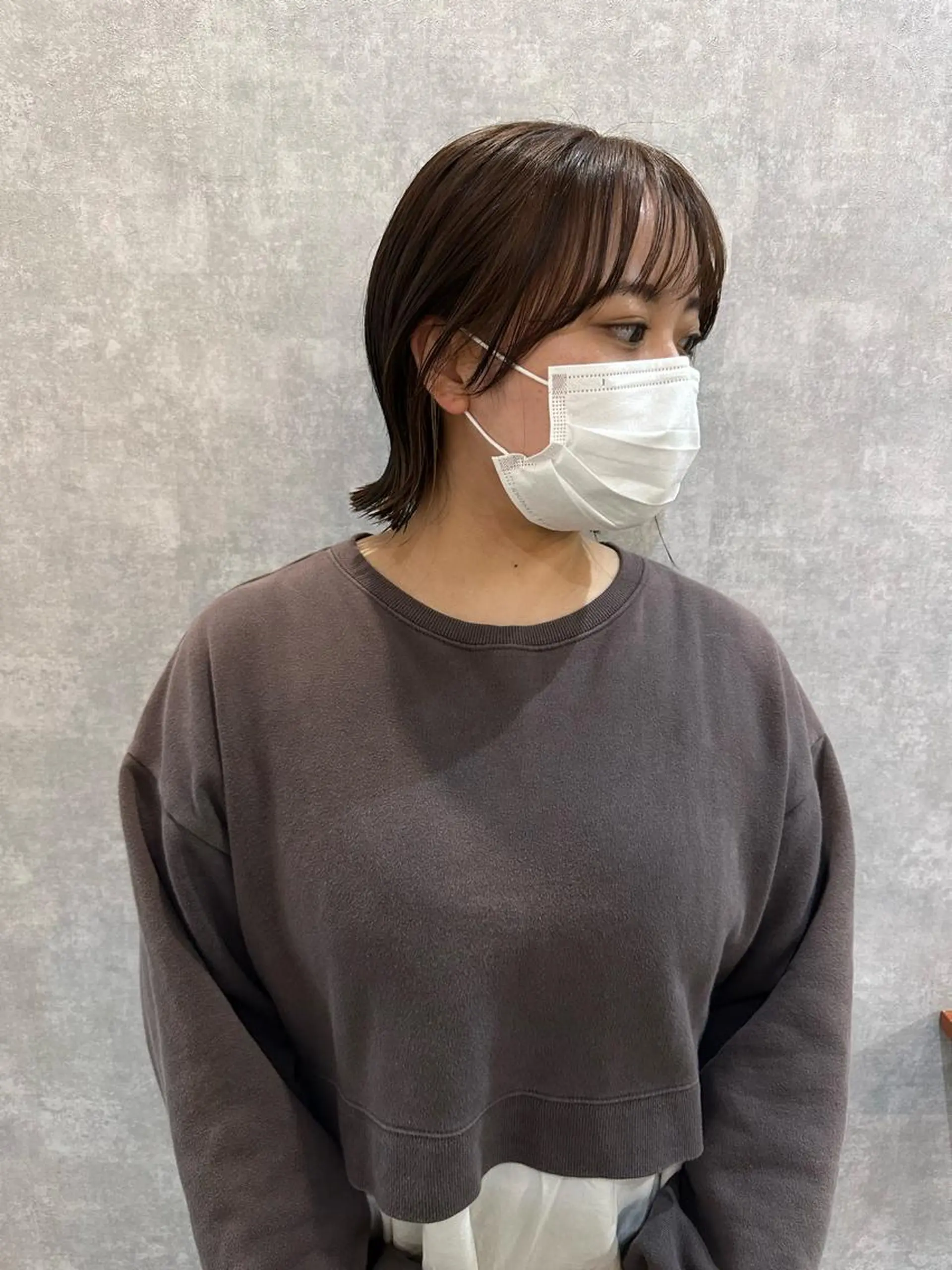 ショート 切りっぱなしボブ ショートボブ ハンサムショート 丸みショート アッシュ C’LD hair  produce /シールドヘア所属・モテ髪/ボブ/ショー ト/アダチフウトのヘアスタイル