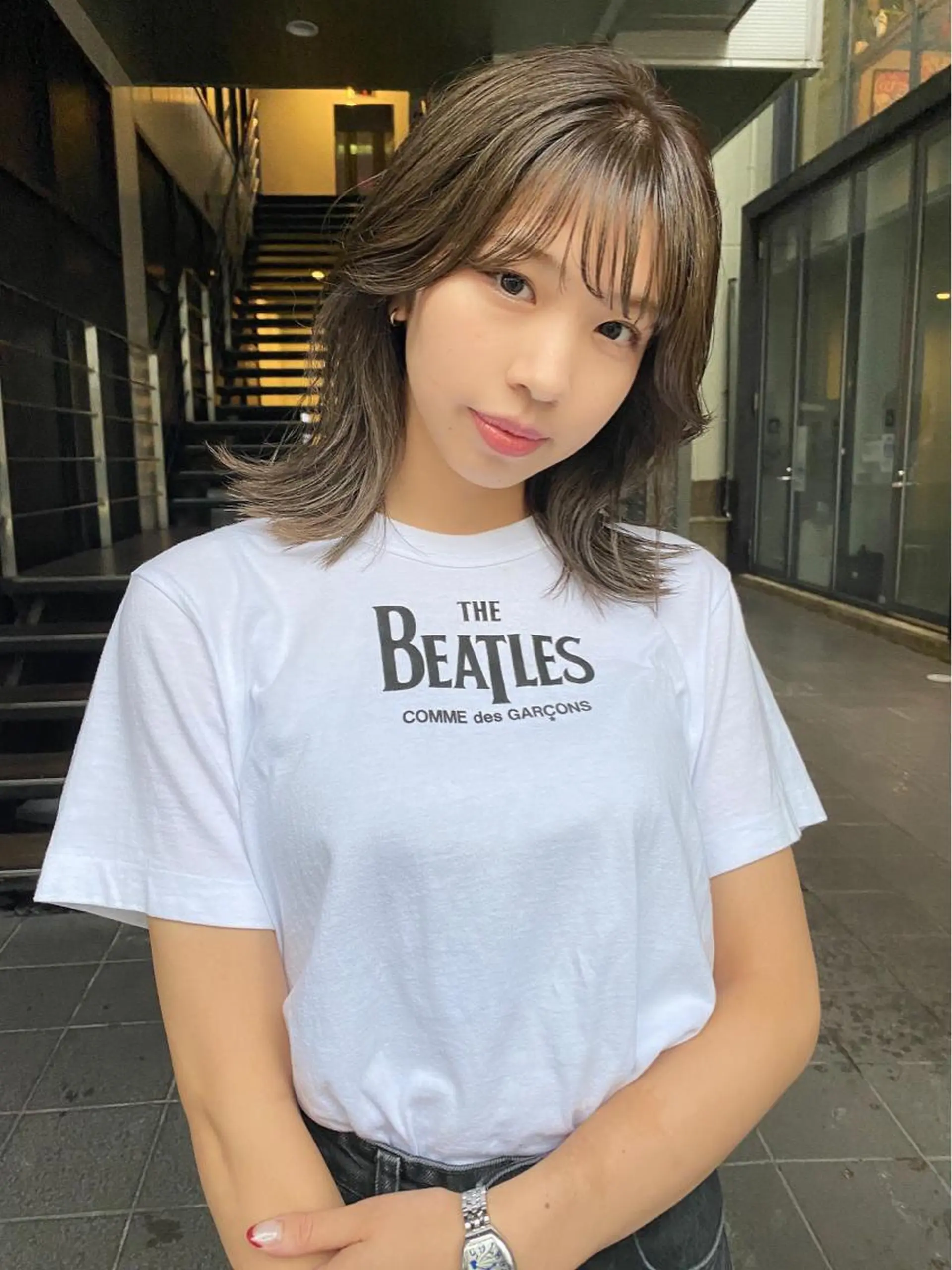 ミディアム カラー パーマ ヘアアレンジ メンズ キッズ ネイル マツエク・マツパ 🫧umu.🫧韓国 /レイヤー/ハッシュのヘアスタイル