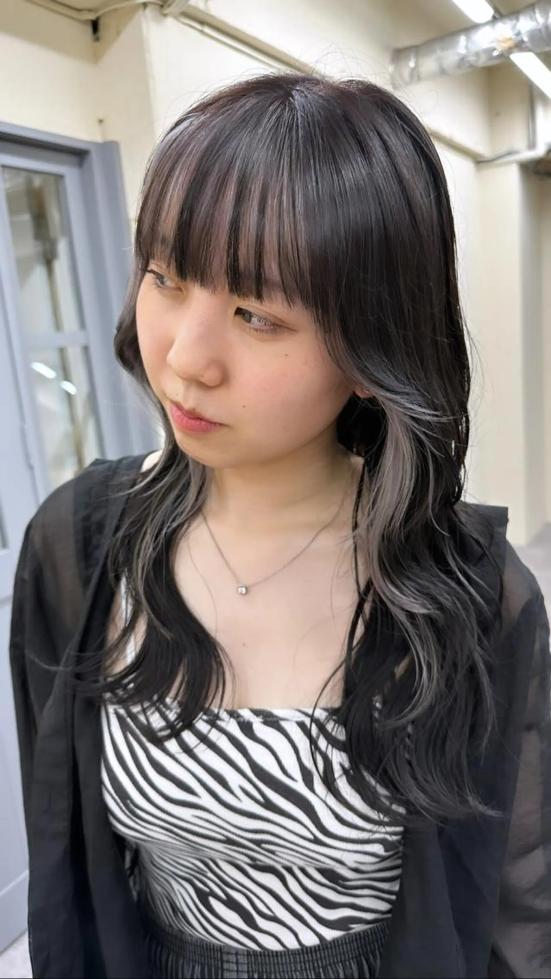カラー レディースパーマ モデル募集RIKOのヘアスタイル