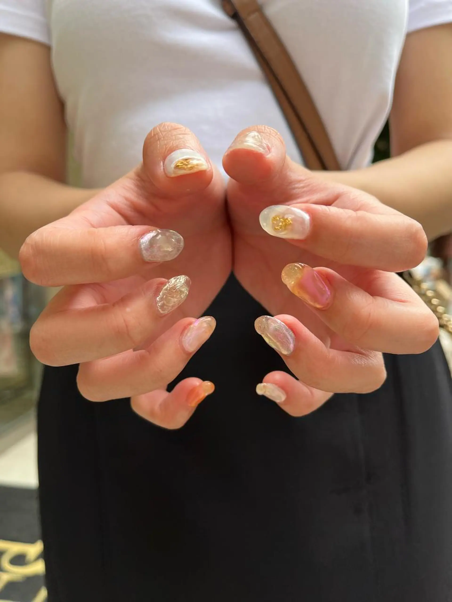 ネイル 海外girl🤎 透明感ベージュmaoのヘアスタイル