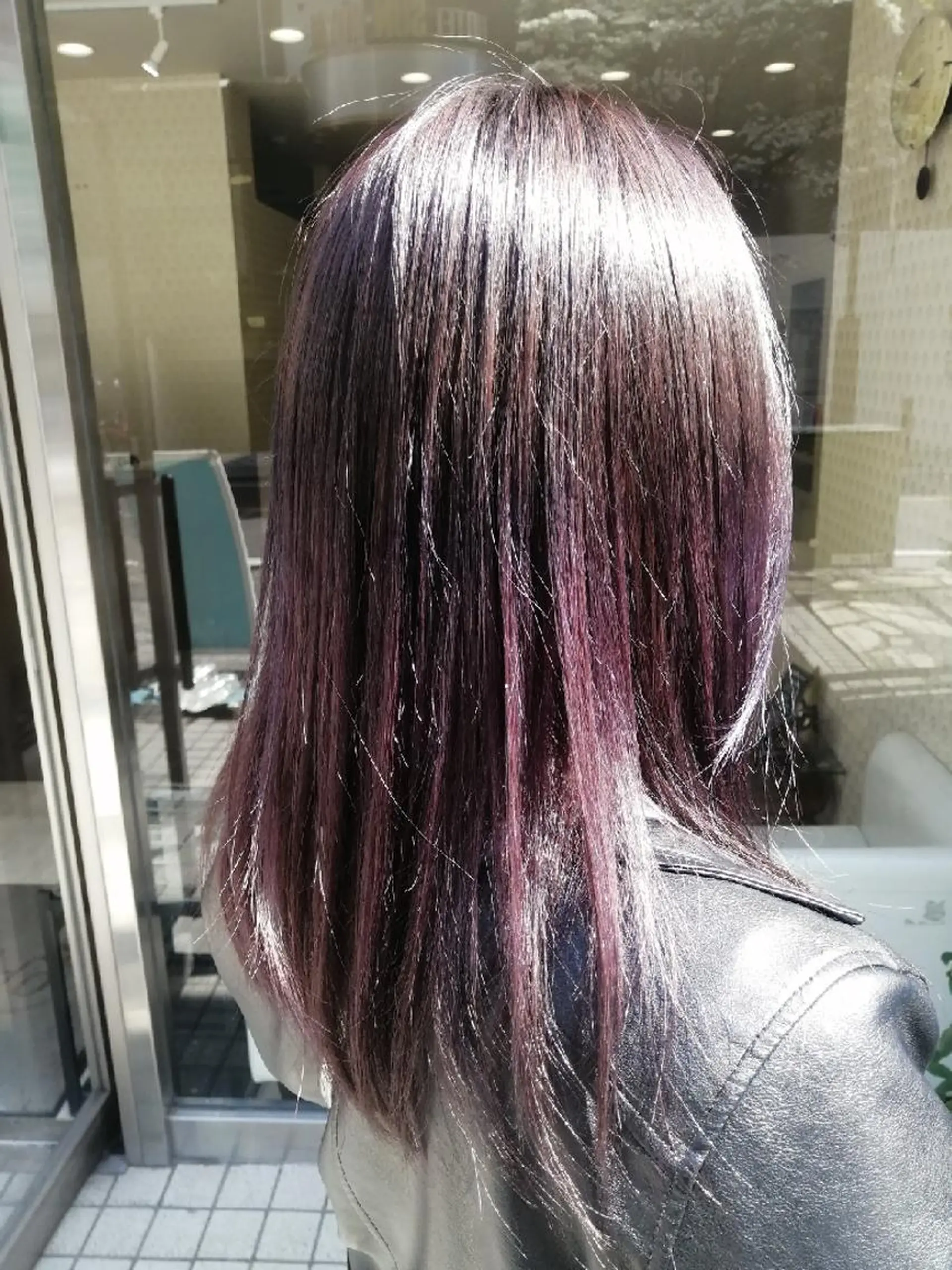 ミディアム カラー グレージュ ラベンダーカラー パープルカラー ヘアカラー トリートメント sato shoheiのヘアスタイル