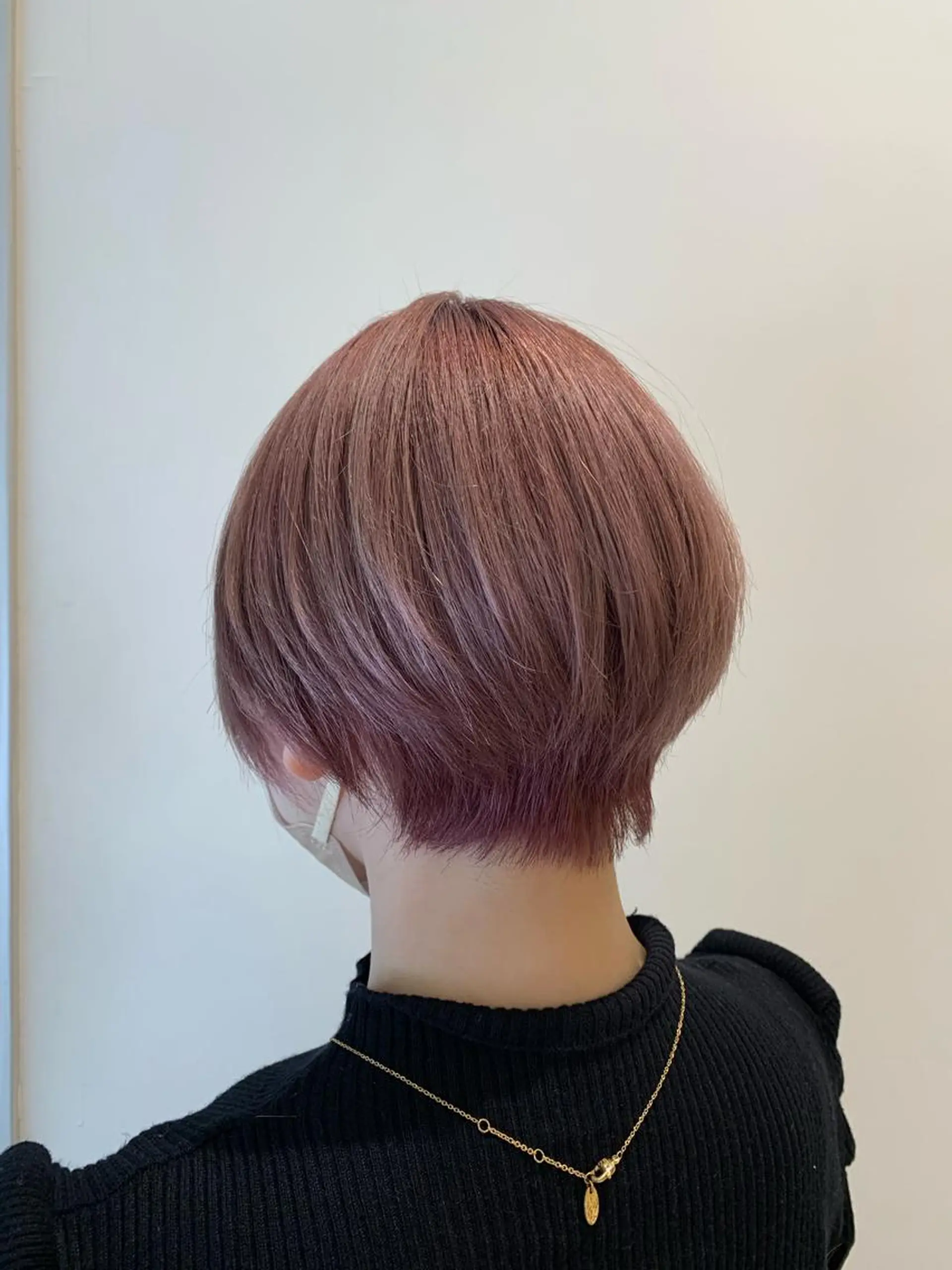 カラー 韓国レイヤー🪽 耳ツボジュエリーのヘアスタイル