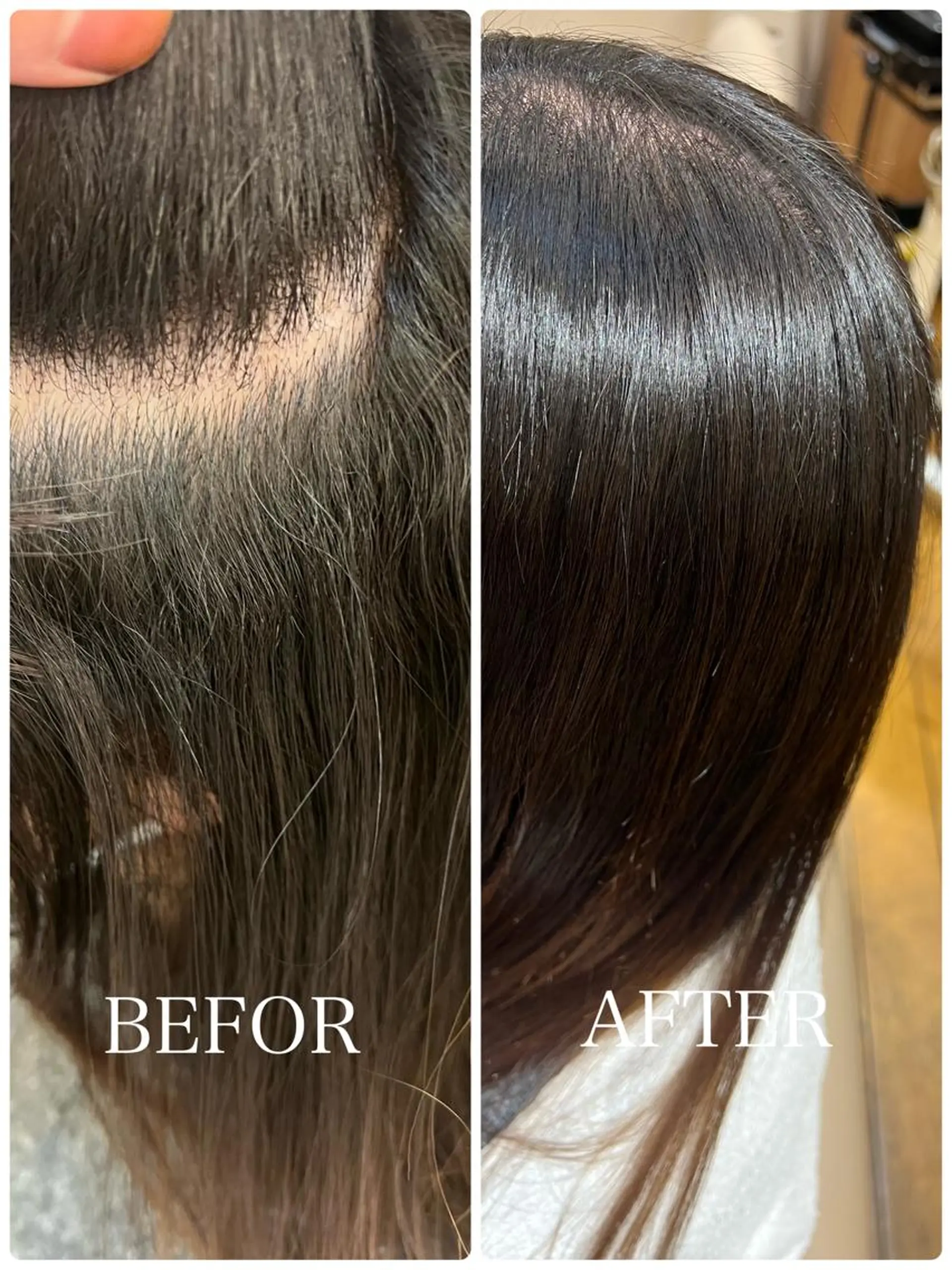 セミロング 村中 逸紀のヘアスタイル