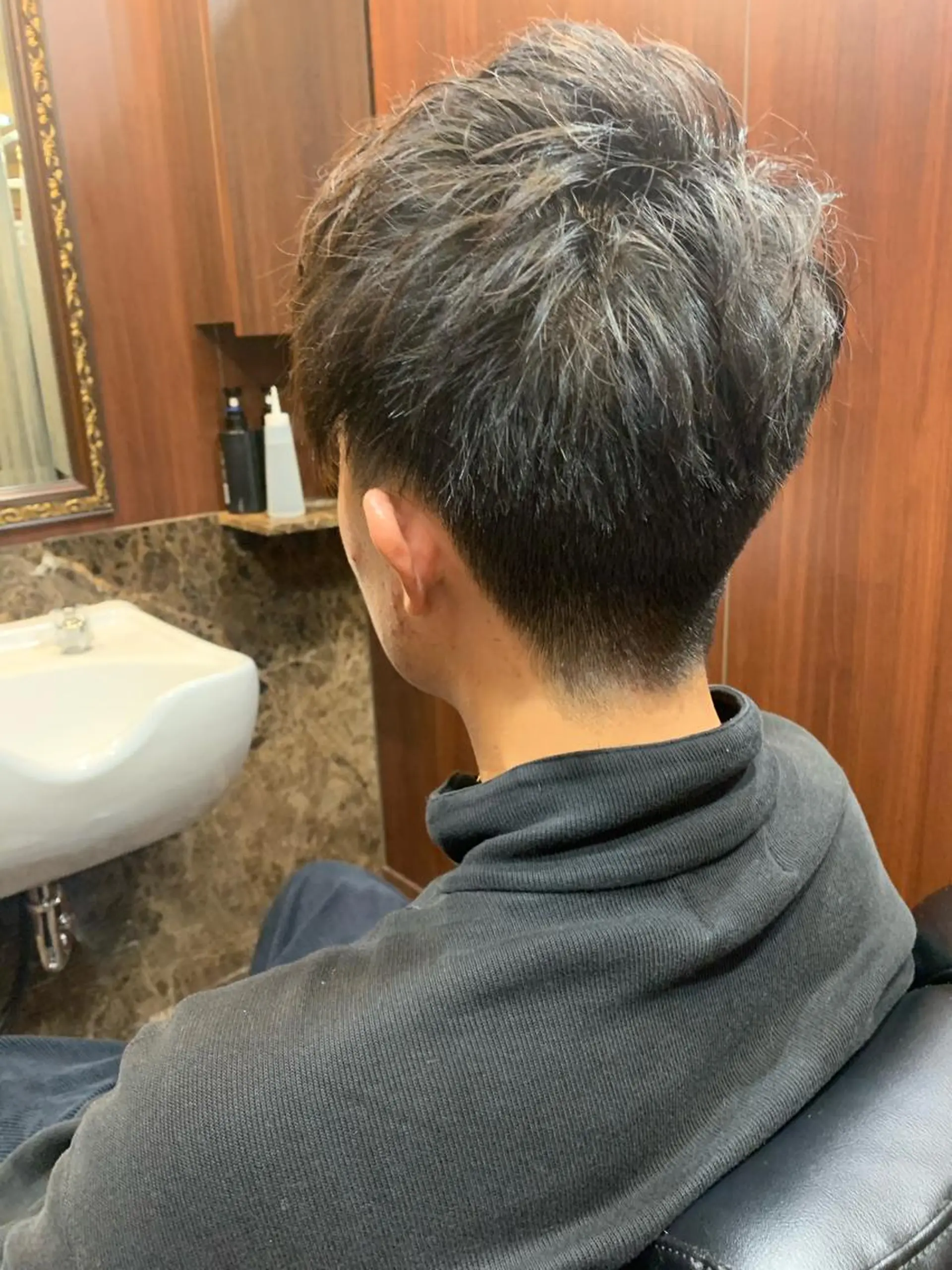 ショート メンズ 羽木 隆徒のヘアスタイル