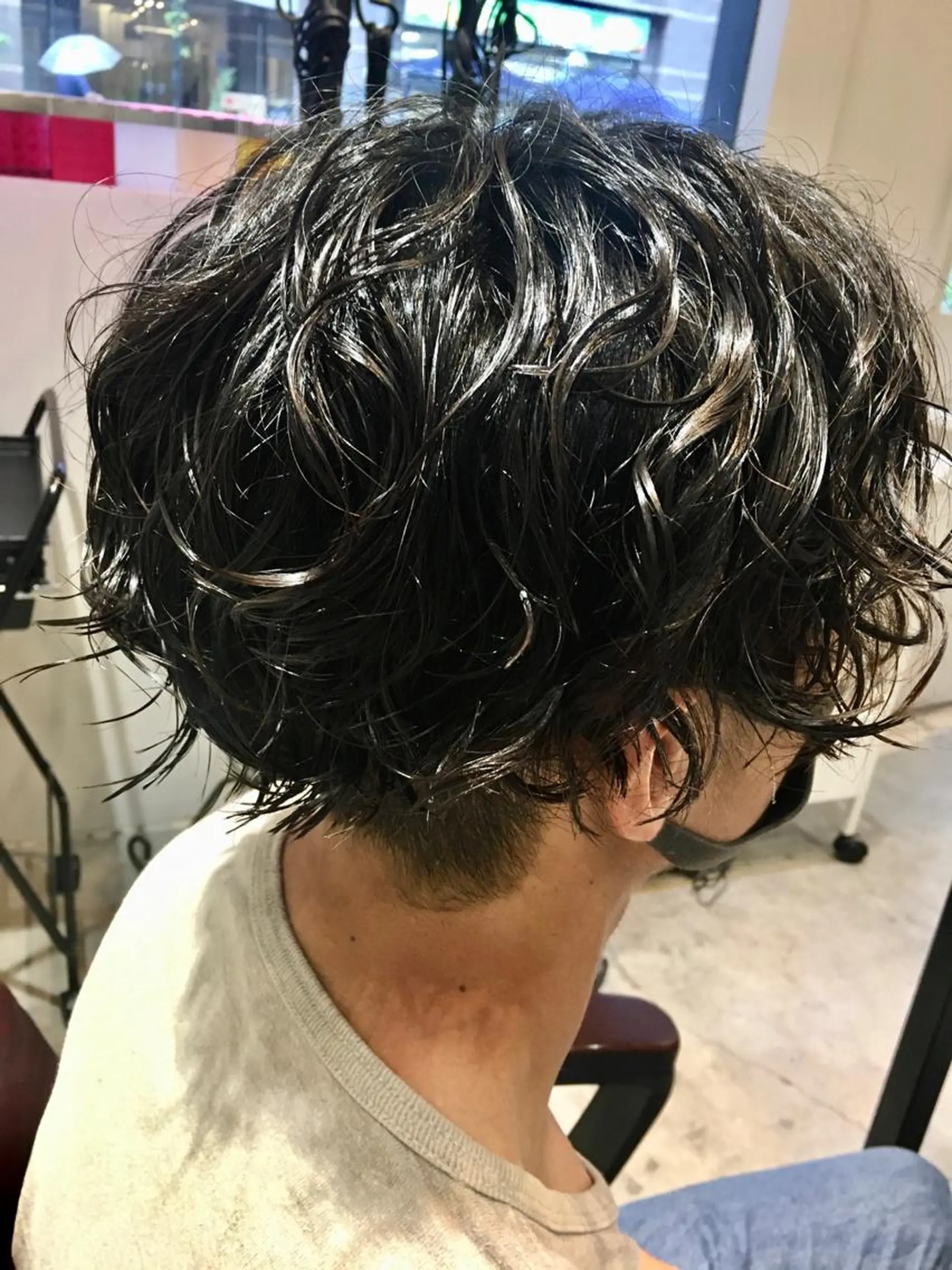 ショート パーマ メンズ カット パーマ 🦩パーマン🦩佐藤 航太のヘアスタイル