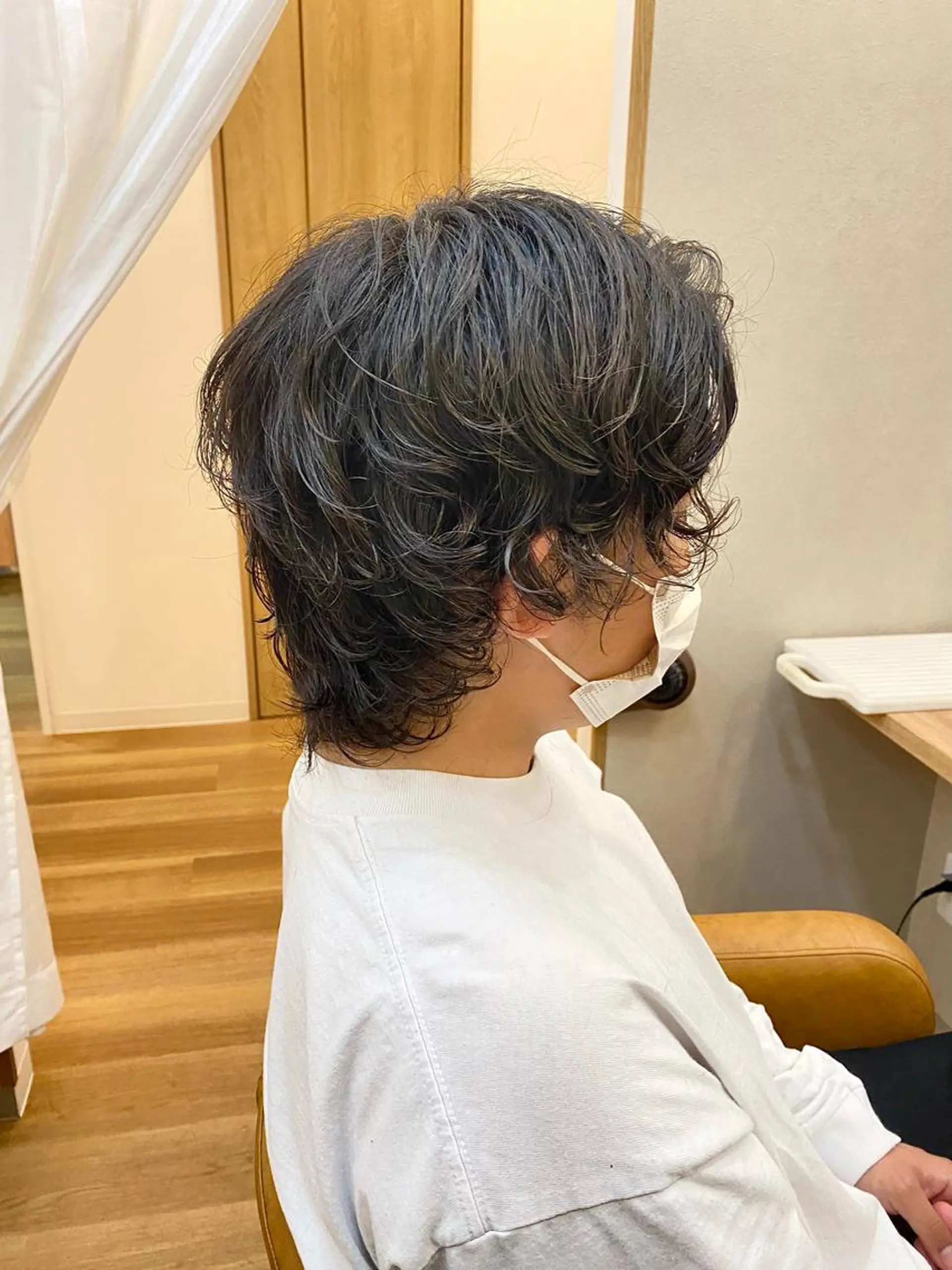 パーマ メンズ メンズパーマ 林 瑠夏のヘアスタイル