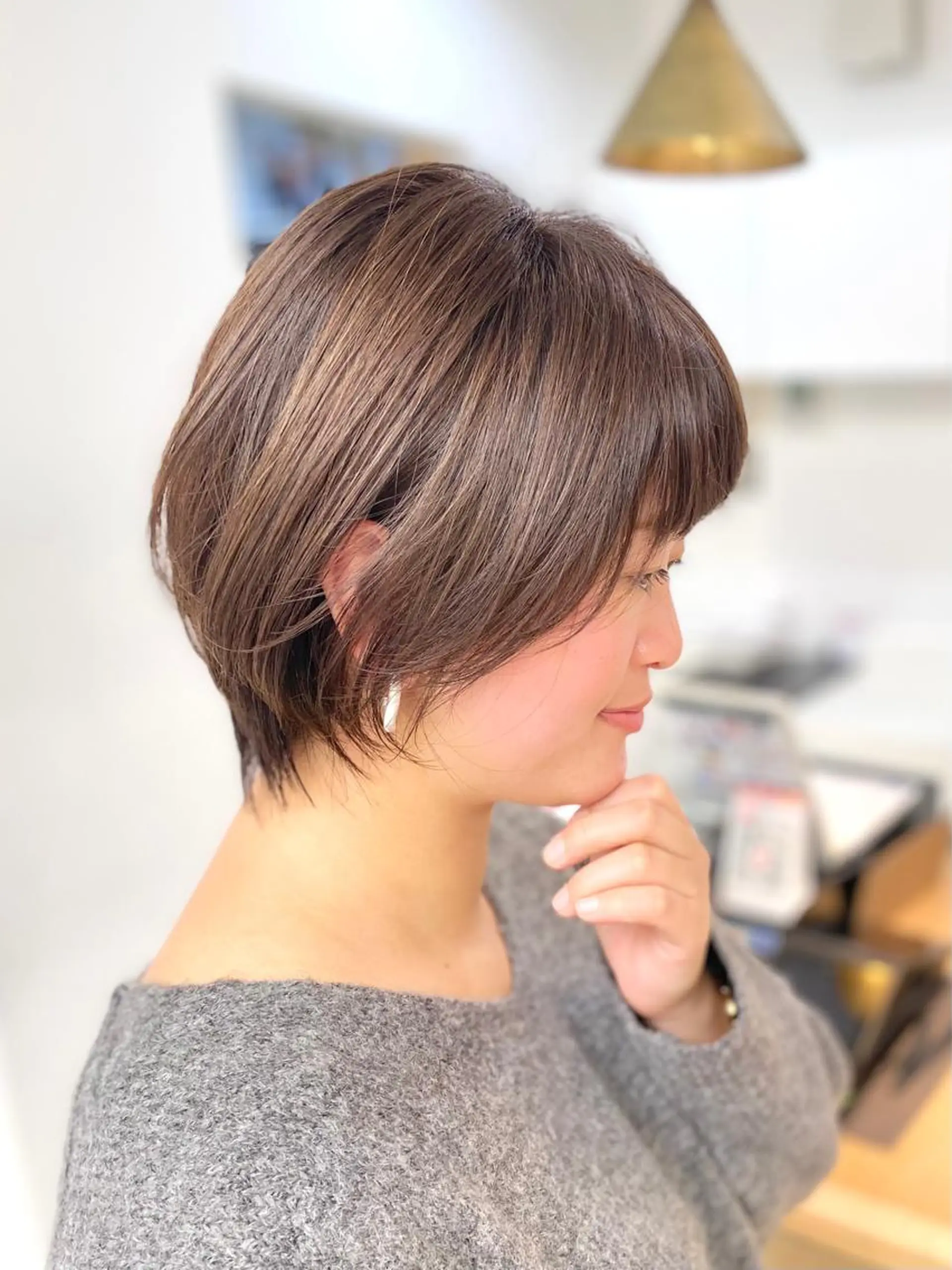 ショート カラー カット ヘアカラー トリートメント 平田 健一のヘアスタイル