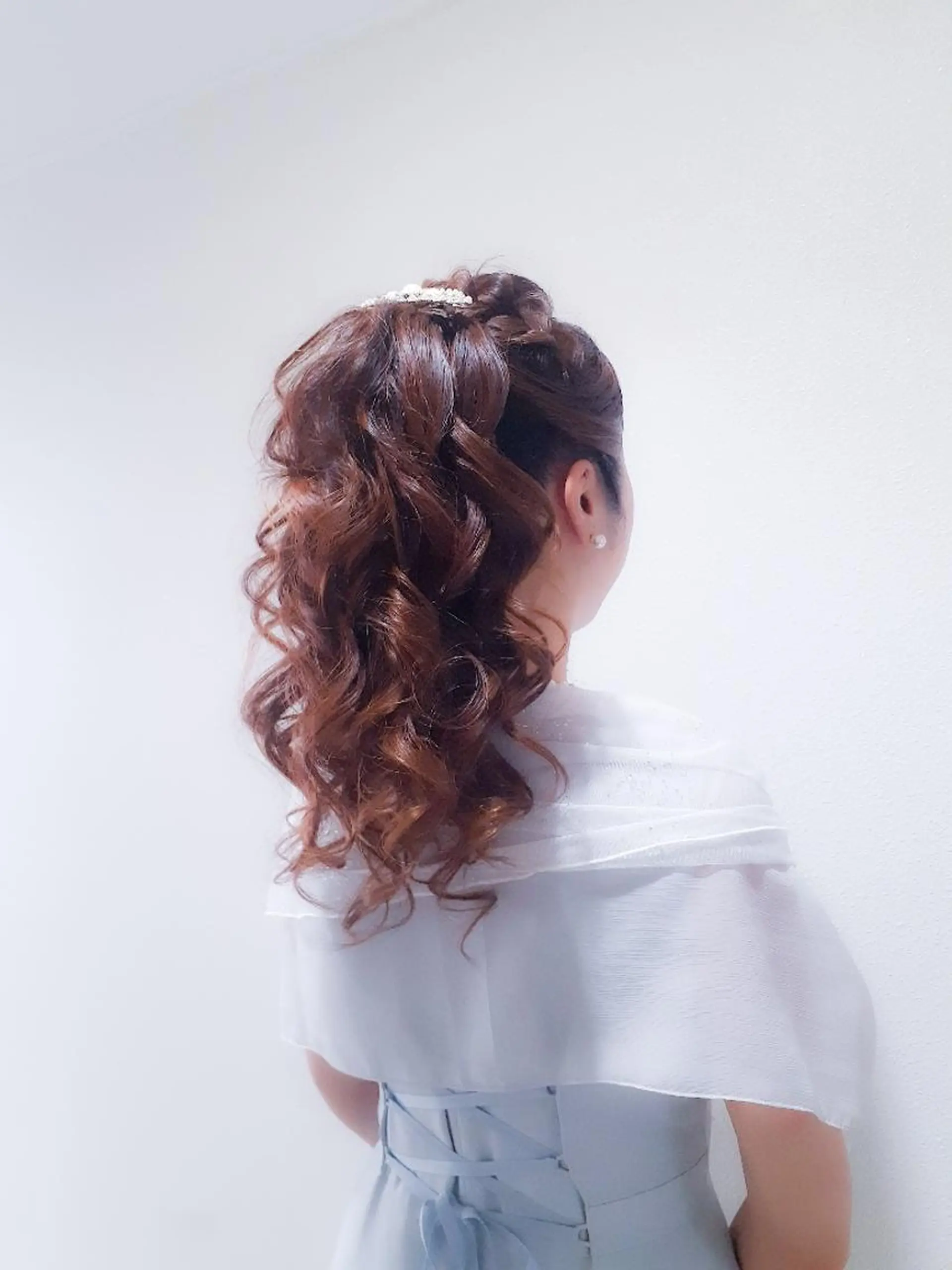 ロング ヘアアレンジ ヘアセット Hair&Make Delight*のヘアスタイル