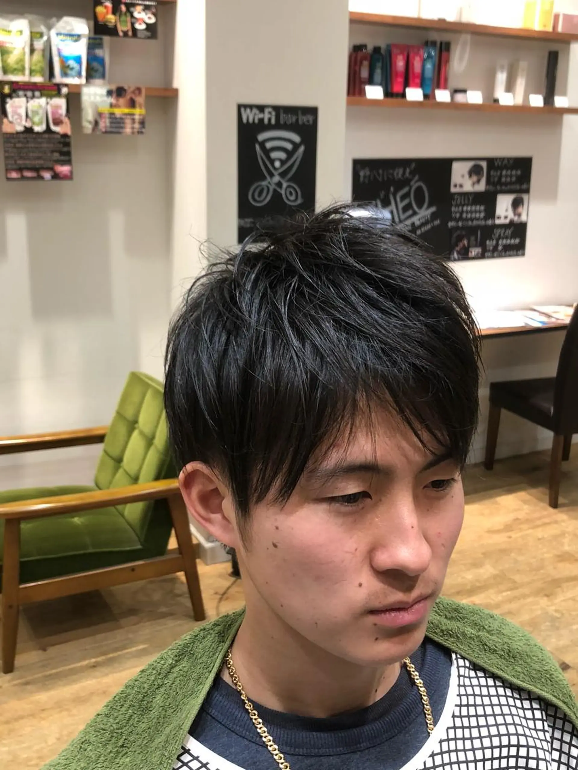 ショート メンズ メンズパーマ 堤　生智のヘアスタイル