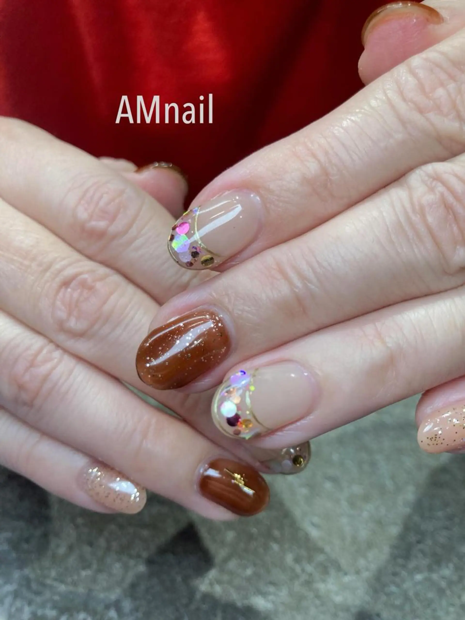 ネイル アートネイル 持ち込み ハンドネイル Am:nail 柏 SUE（スゥ）のネイルデザイン