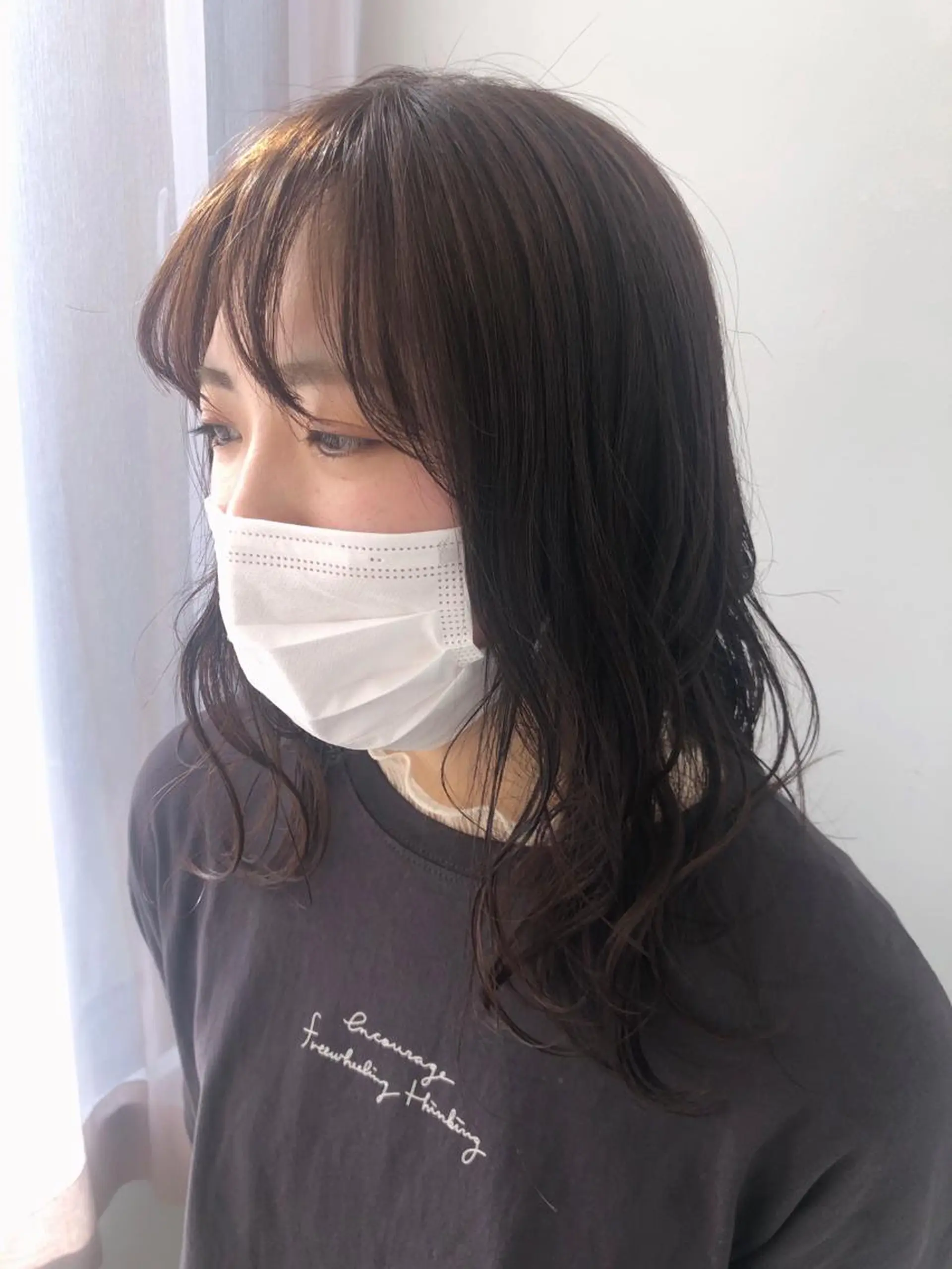 ミディアム カラー カット ヘアカラー トリートメント 似合わせかわいい カット【店長】珱翔のヘアスタイル