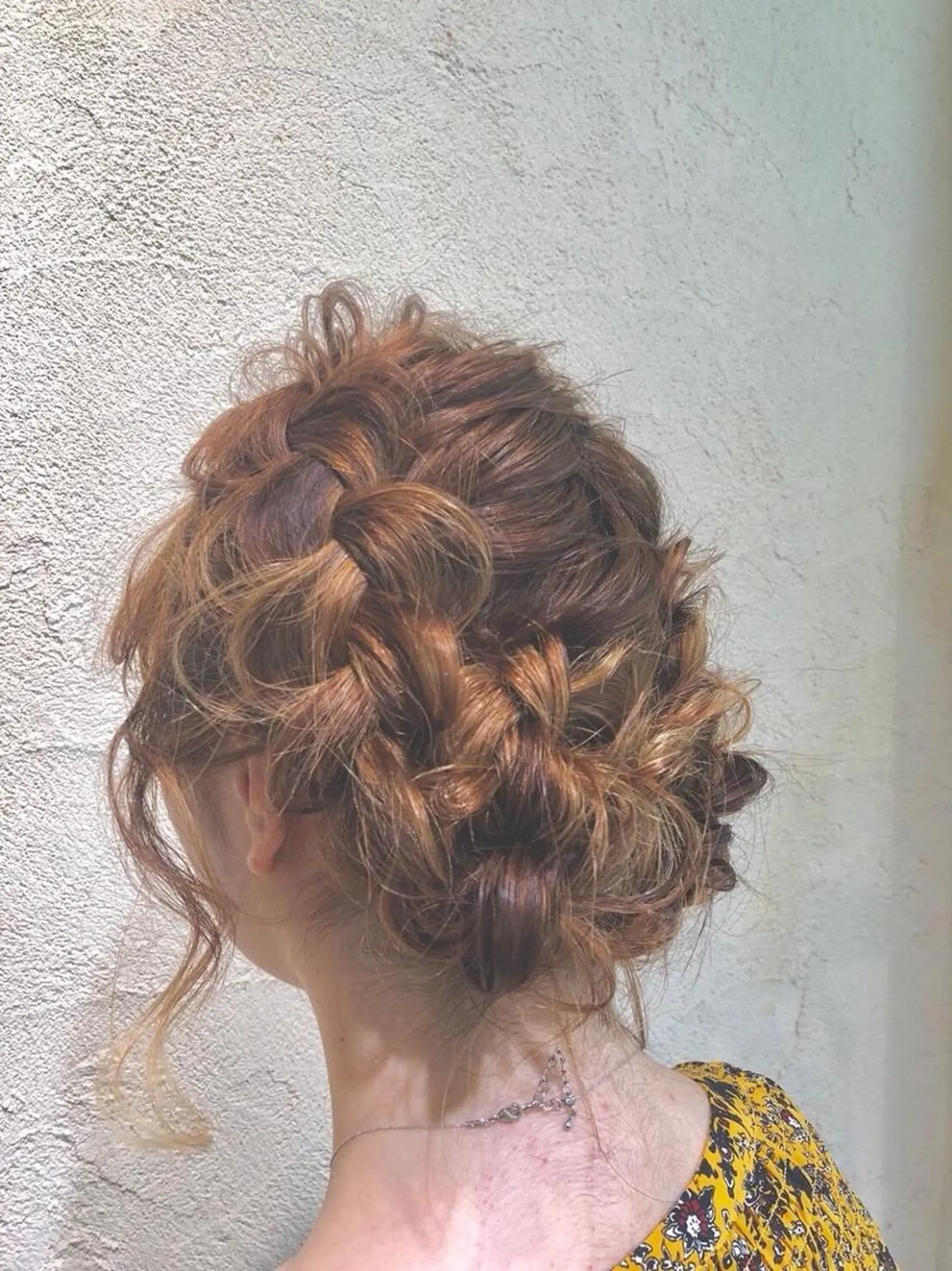 カラー シールエクステ/ ハイトーンカラーのヘアスタイル