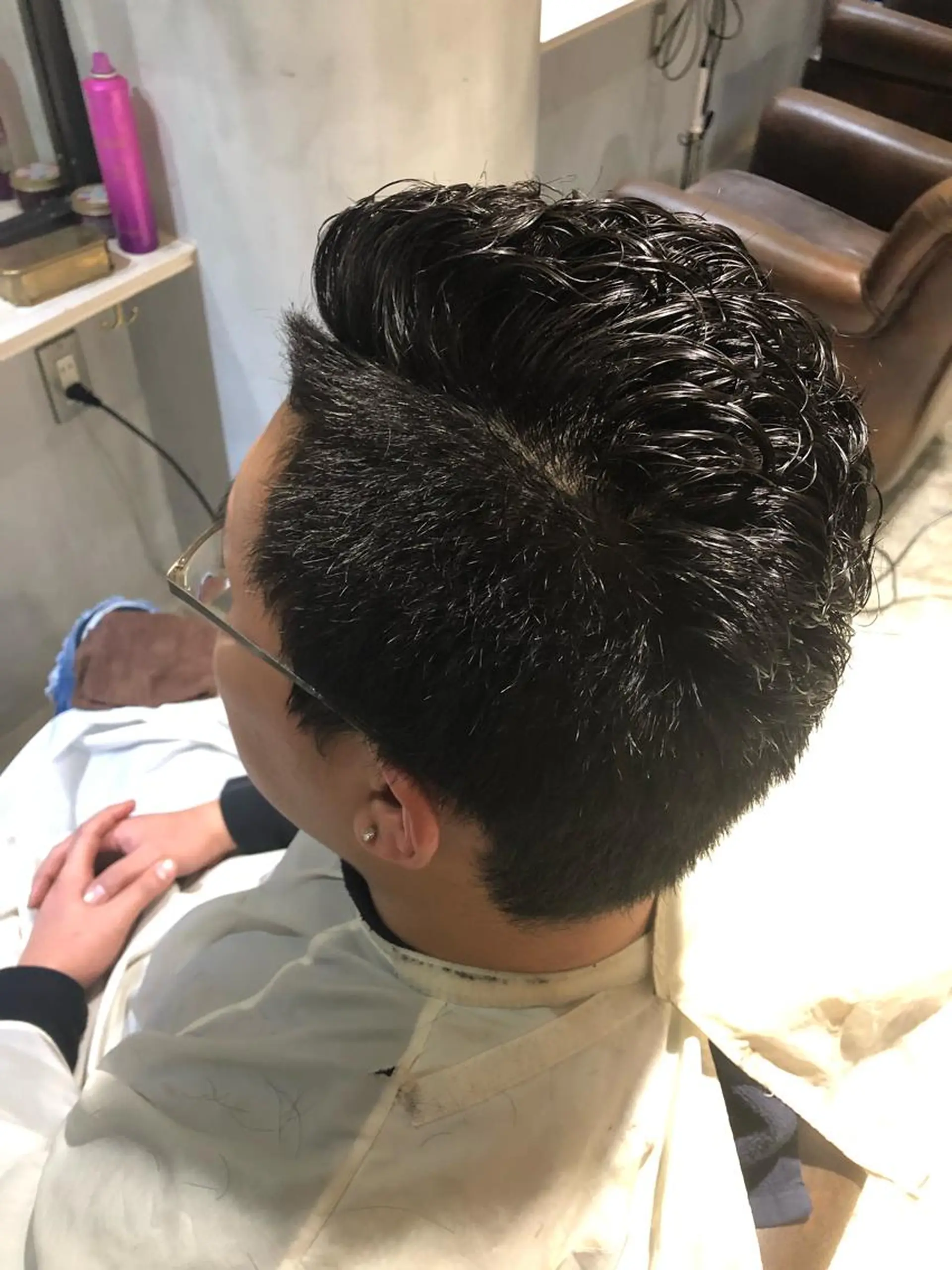 カラー パーマ メンズ 🤎艶髪×透明感🤎 【𝙔𝙐𝙕𝙐】のヘアスタイル