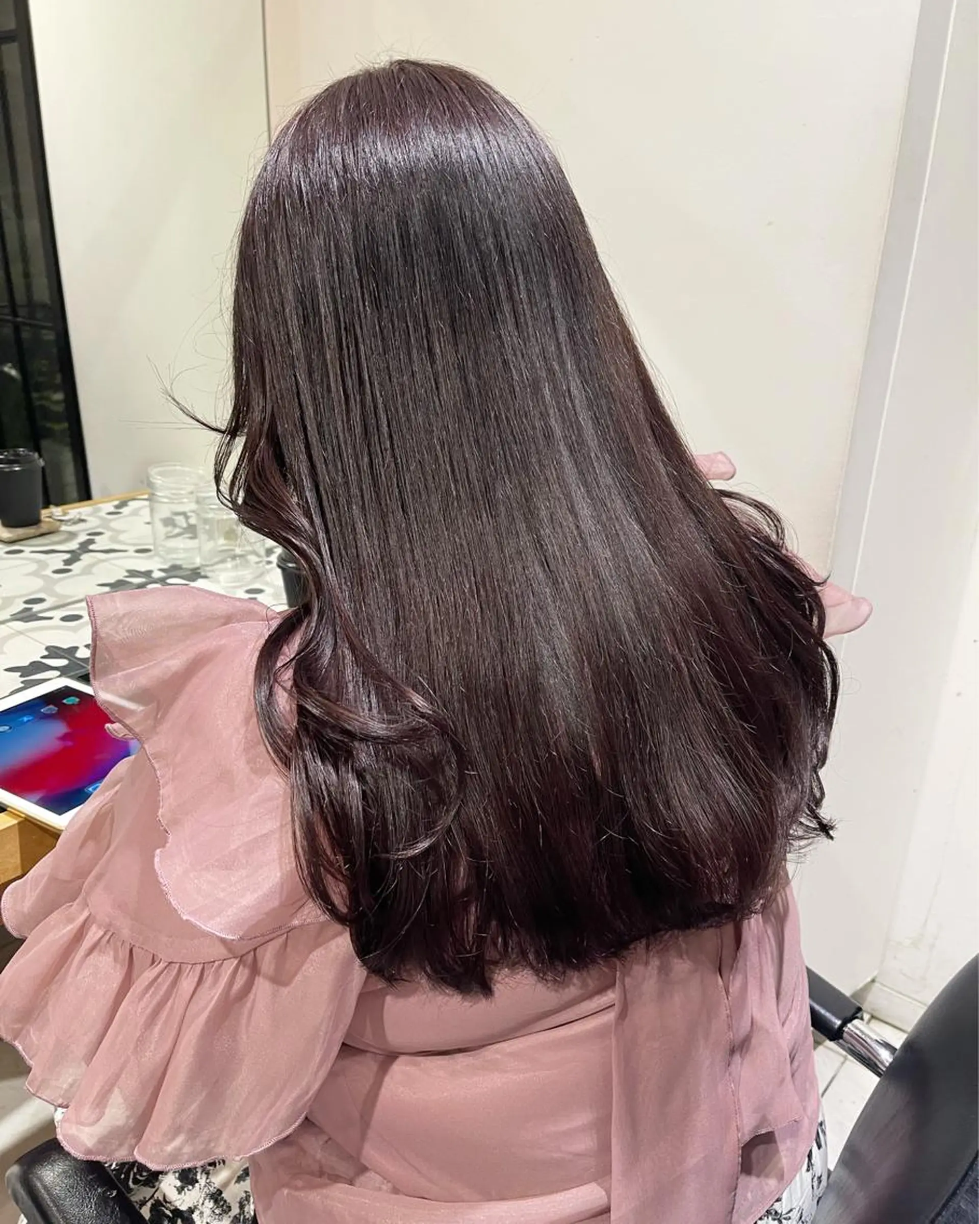 カラー ラベンダーカラー ラベンダー/レイヤー スタイル🤎mamiのヘアスタイル