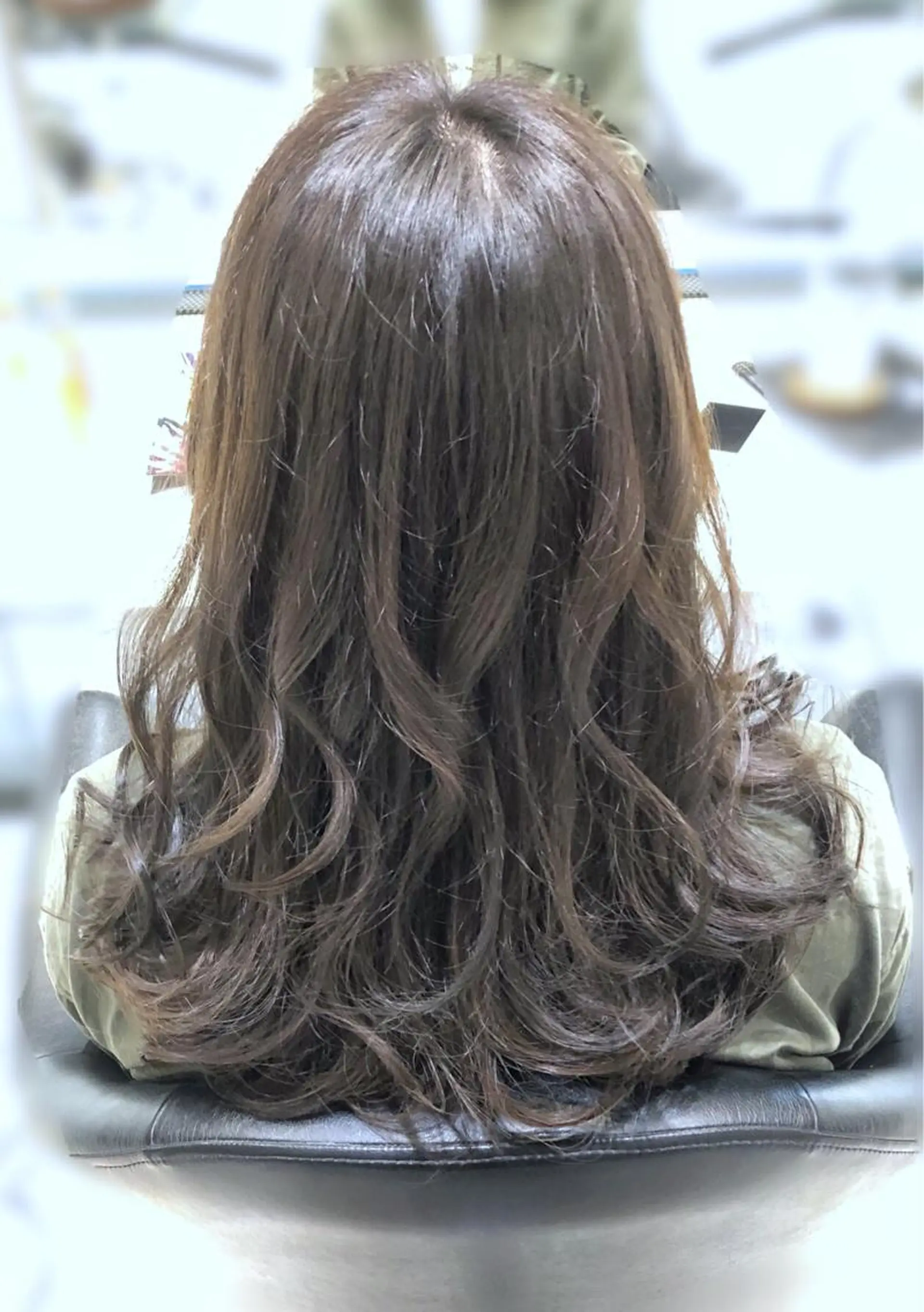 セミロング カラー ブリーチ 透明感カラー ブリーチなしカラー ✨髪質改善✨ 田西　基彦のヘアスタイル