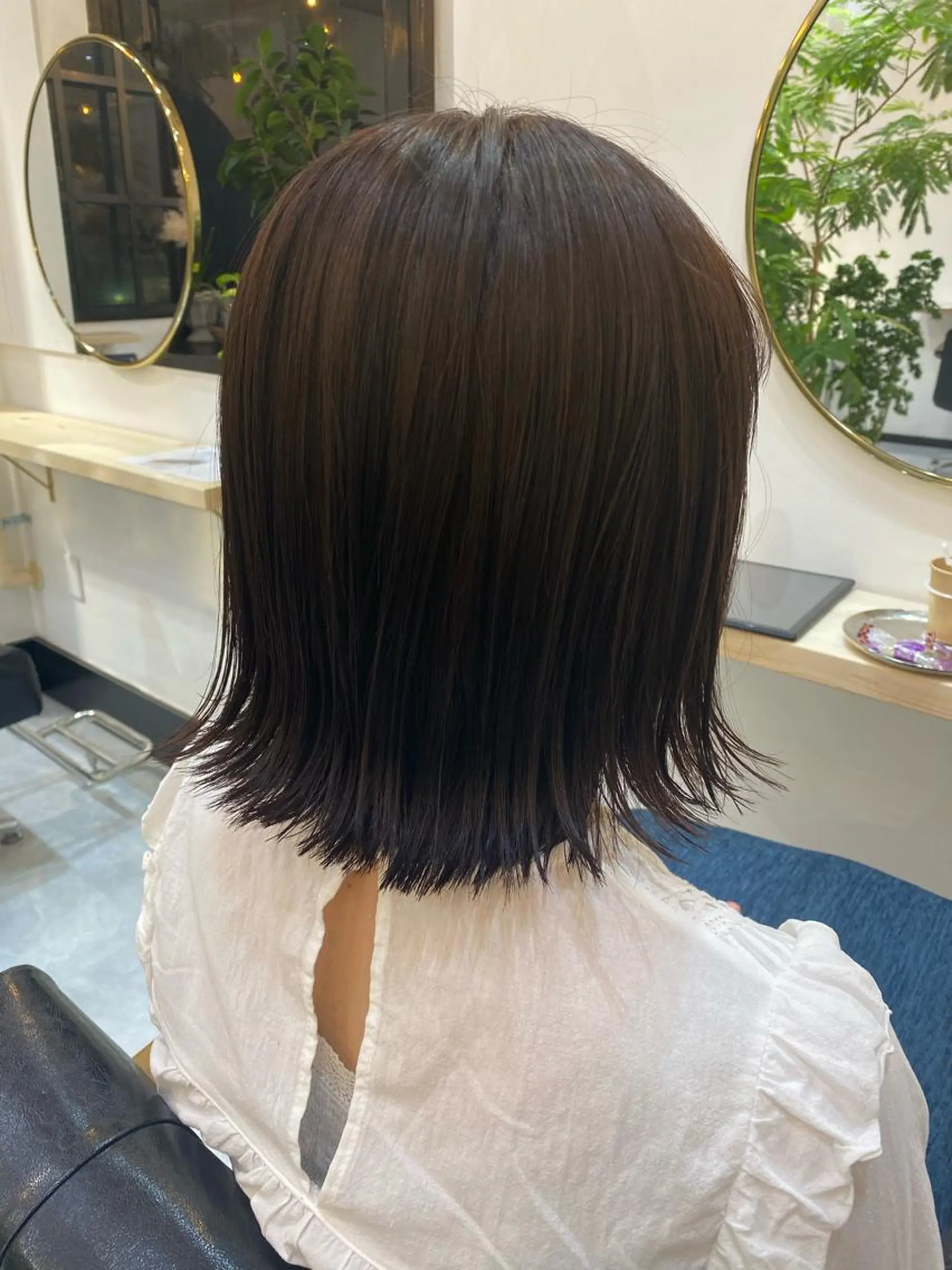 セミロング カラー 外ハネヘア カット ヘアカラー トリートメント ヘッドスパ CARICIA🌱 masaeのヘアスタイル