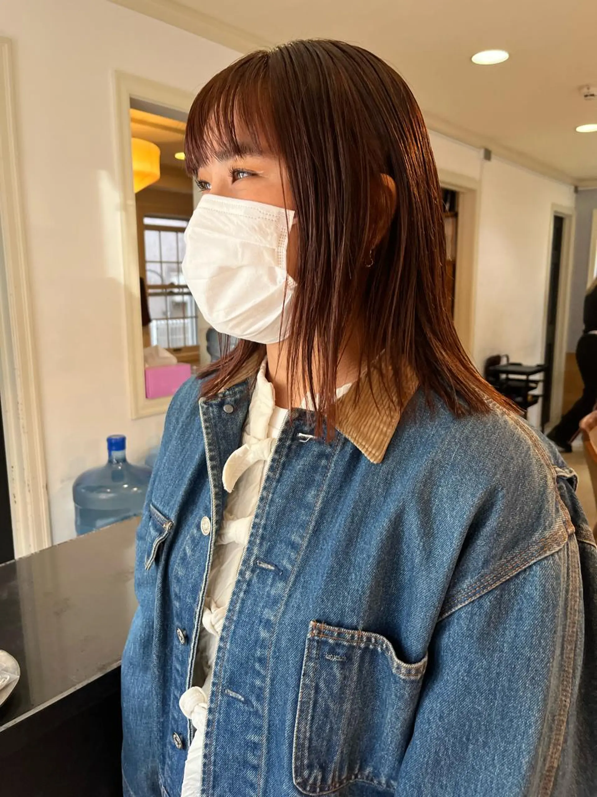 ミディアム カラー eri kinjoのヘアスタイル