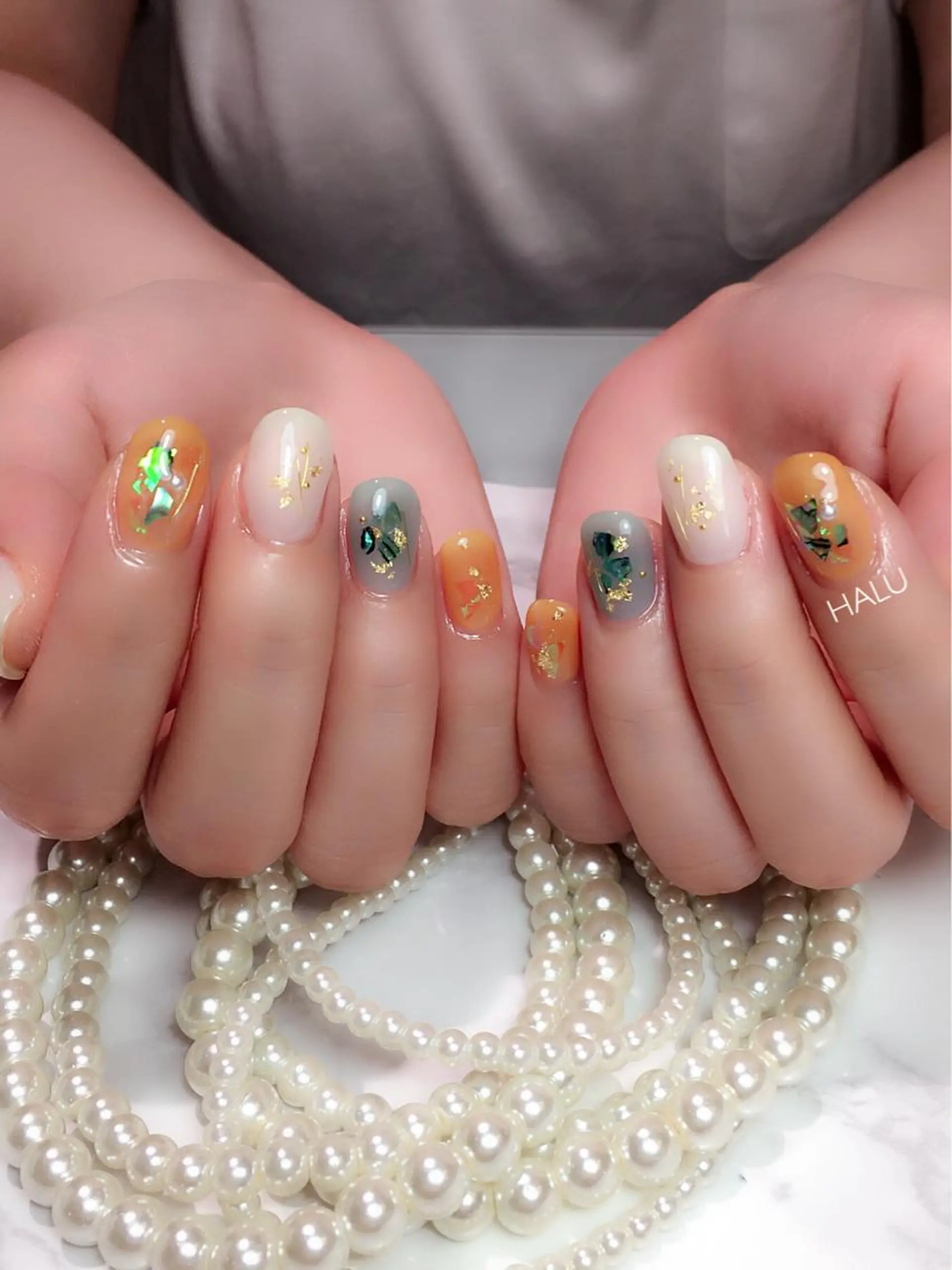 ネイル キラキラネイル HALU ハルのネイルデザイン