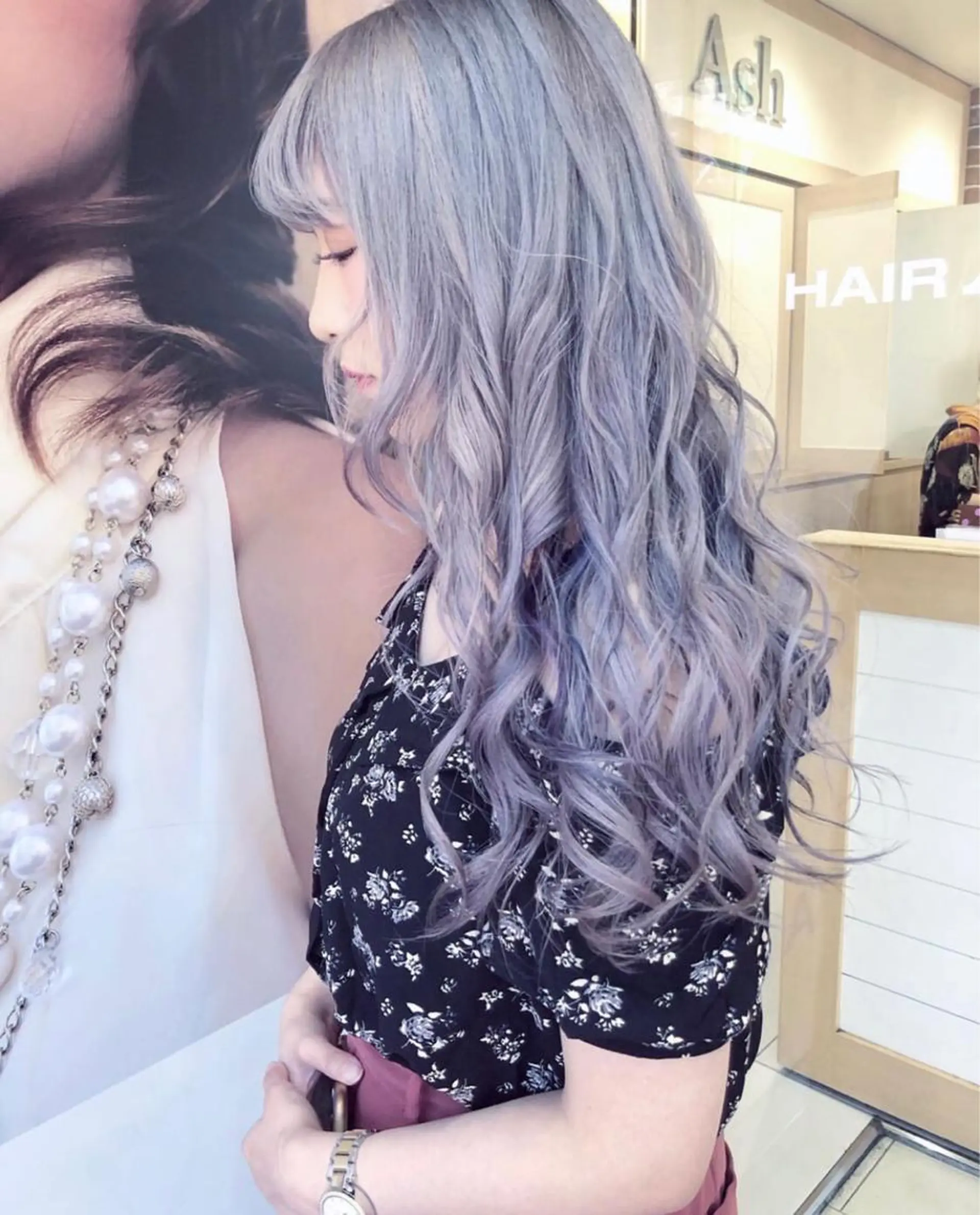 ロング カラー 丸みショートボブ/ タッセルボブ 吉野のヘアスタイル
