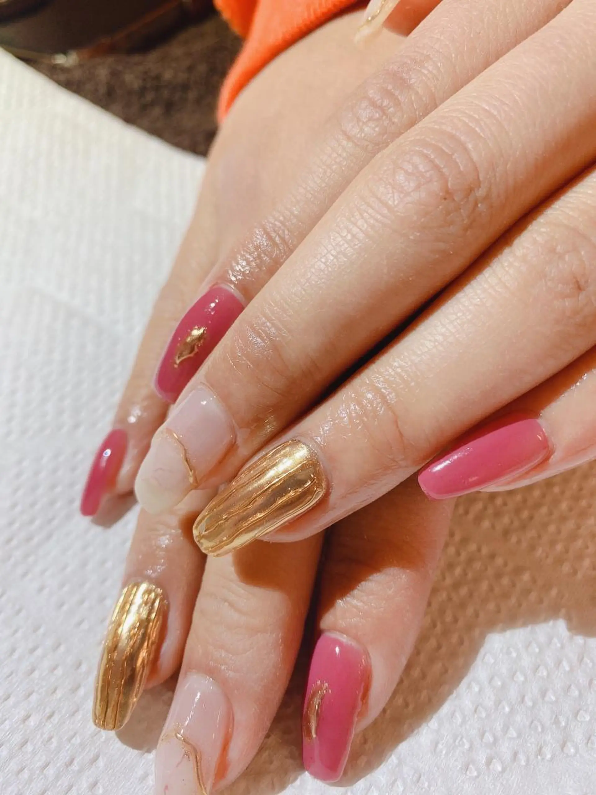 ロング shandy nailのネイルデザイン