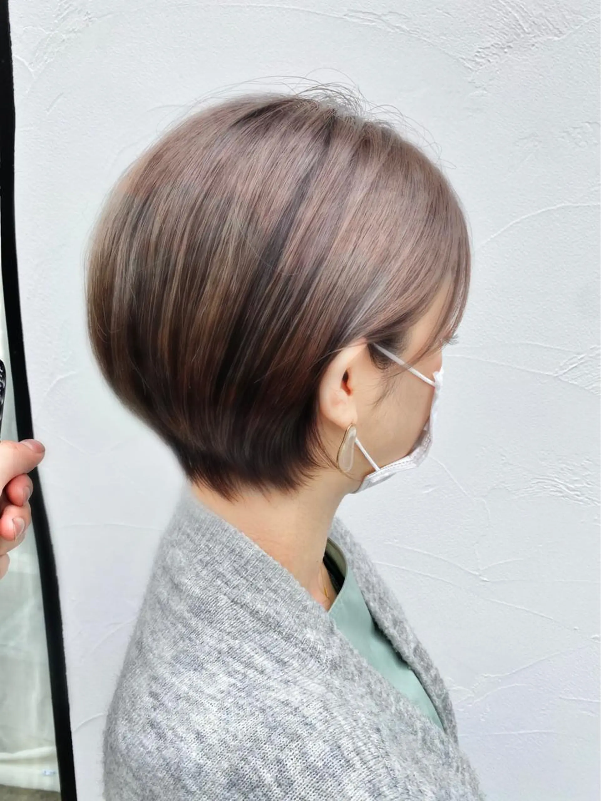 ショート 艶カラー/韓国風ヘア 🩵shioneのヘアスタイル